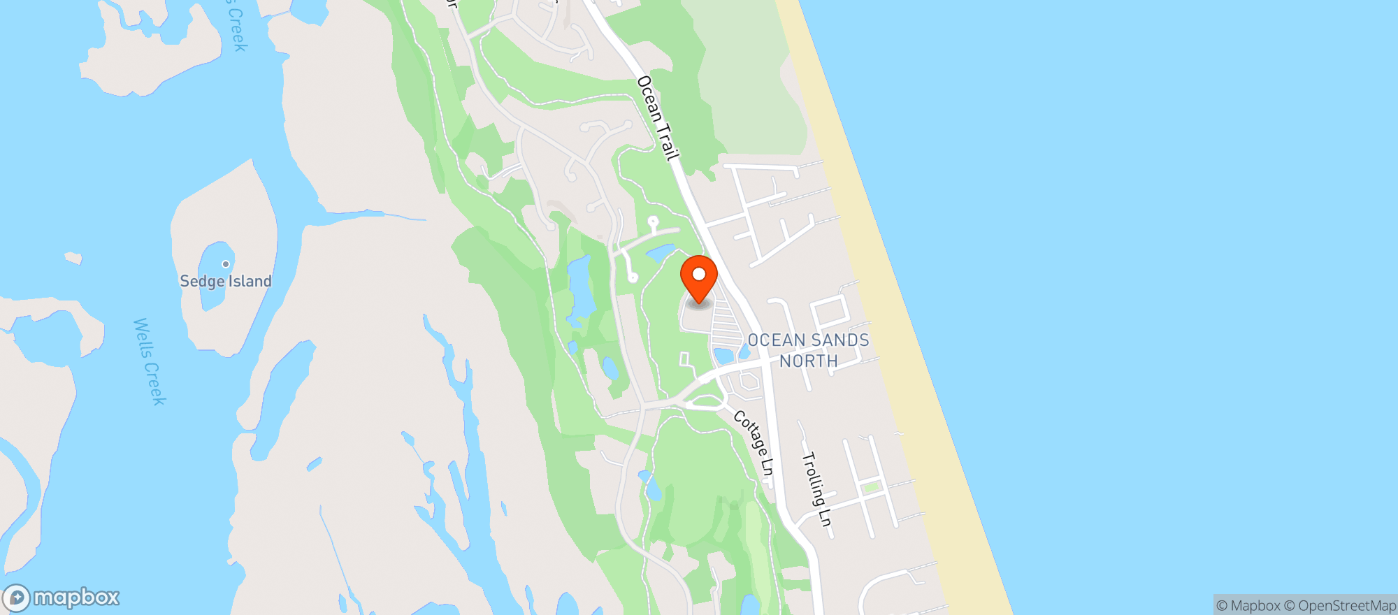 Map showing Harris Teeter