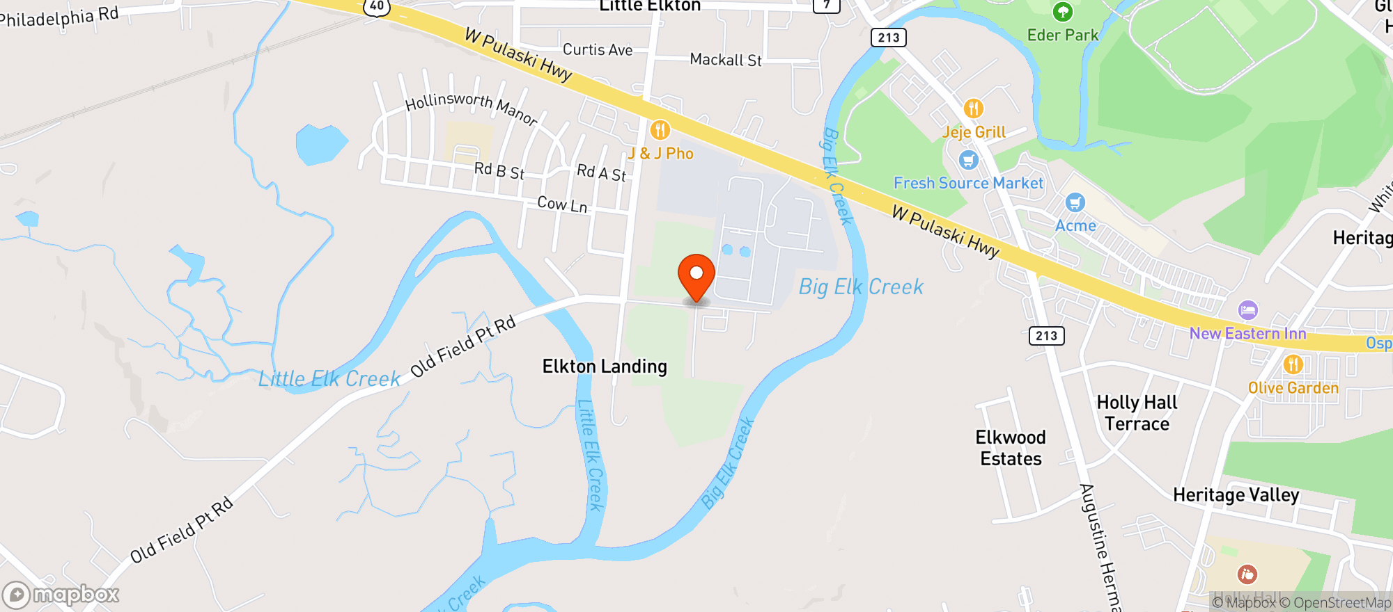 Map showing Pine Grove Inn&mkt