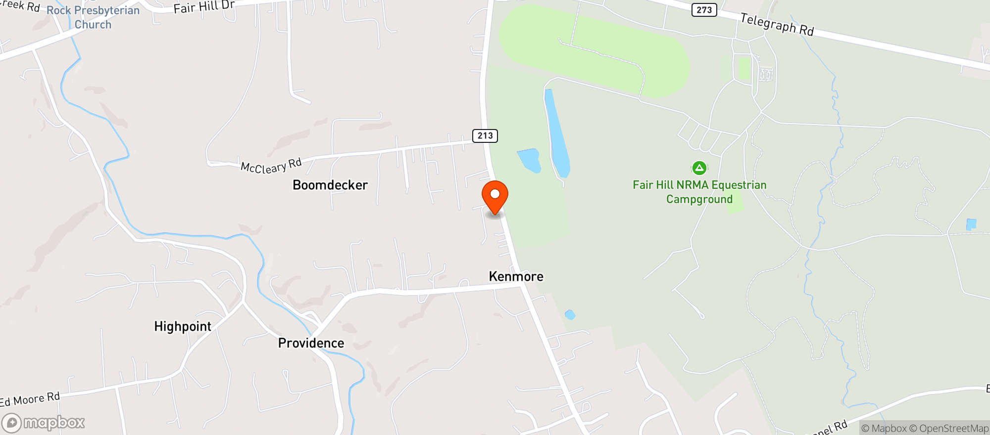 Map showing Fair Hill Liquors