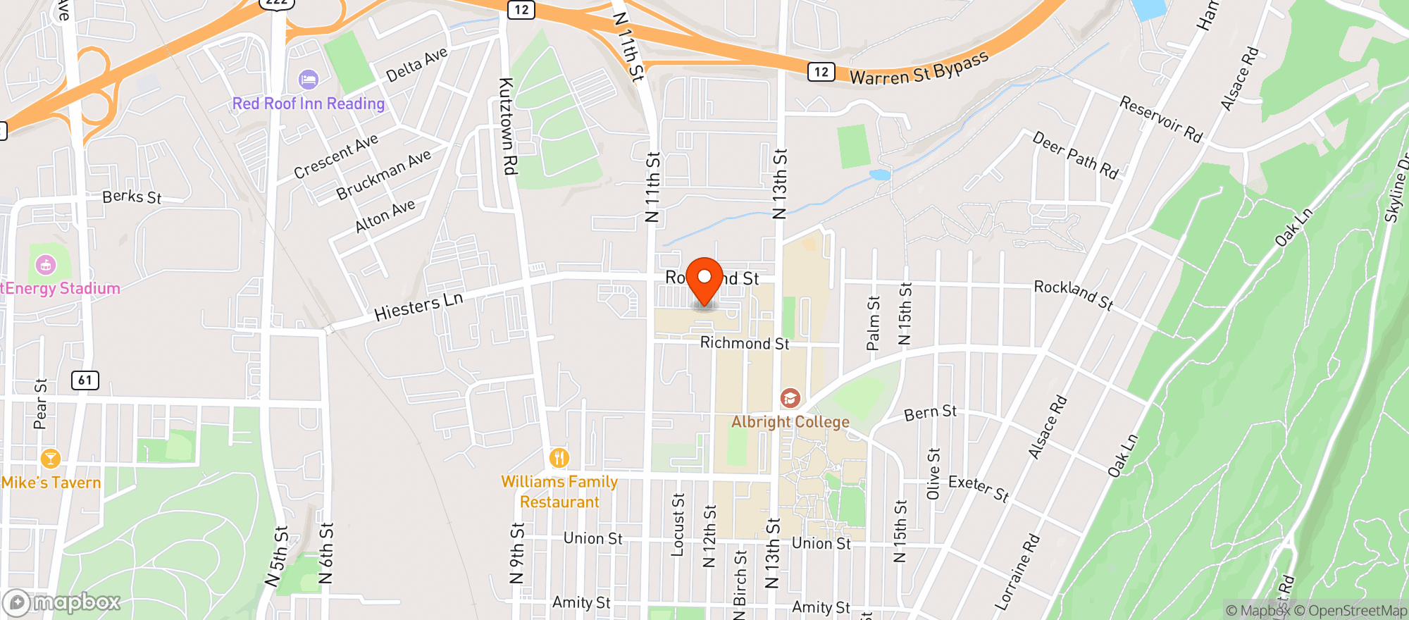 Map showing Nyc Convenience Store