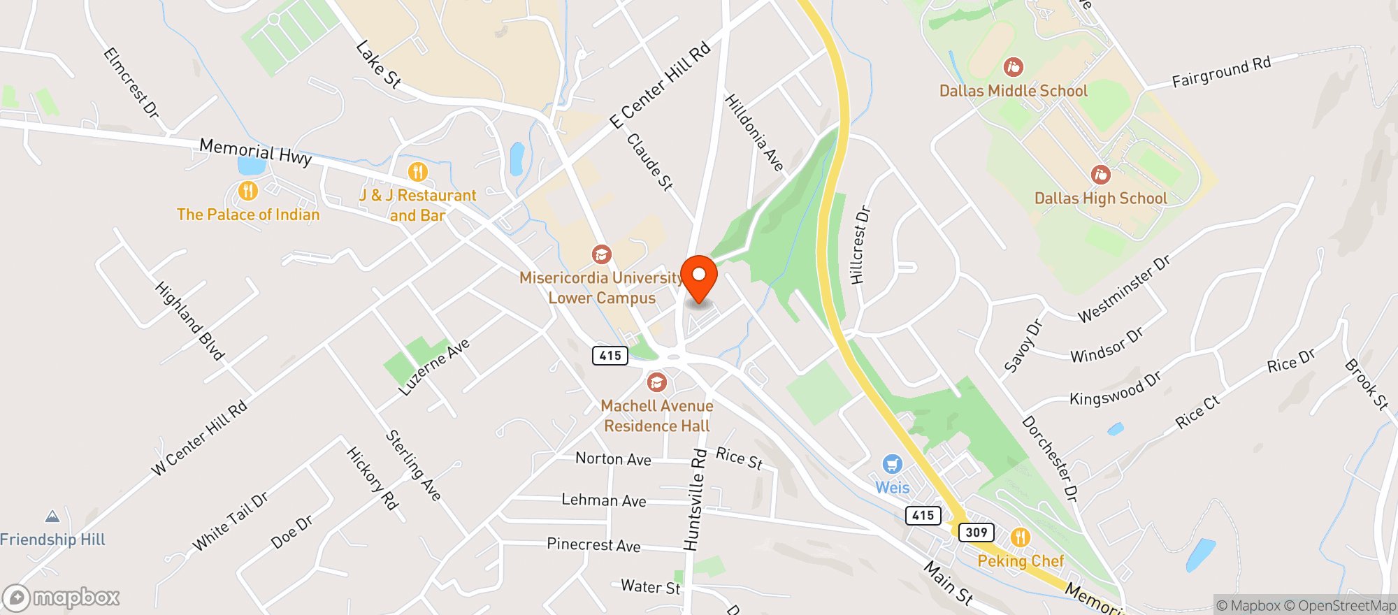 Map showing Cvs Pharmacy
