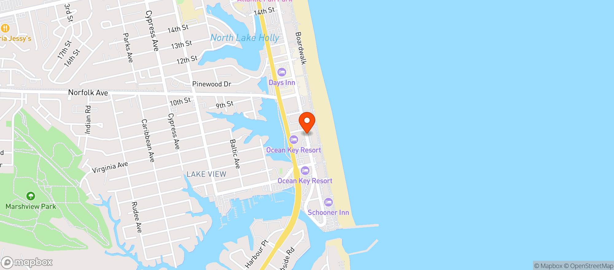 Map showing Mahi Mahis