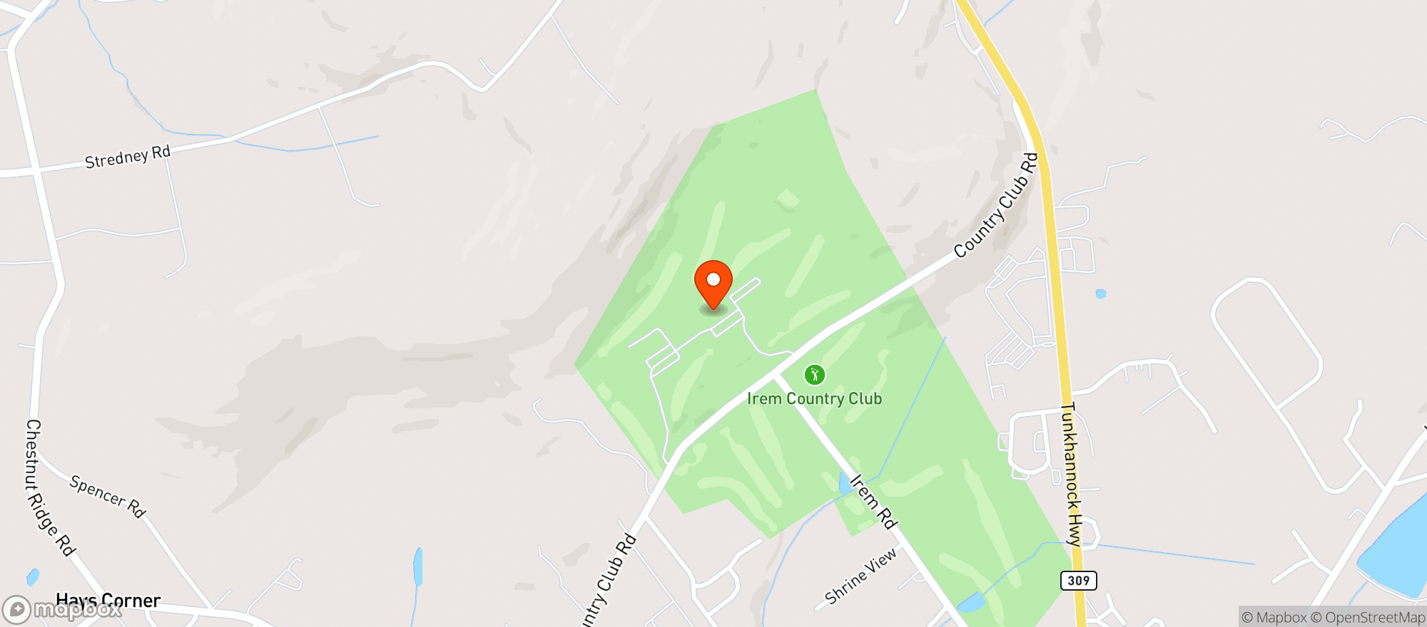 Map showing Irem Clubhouse