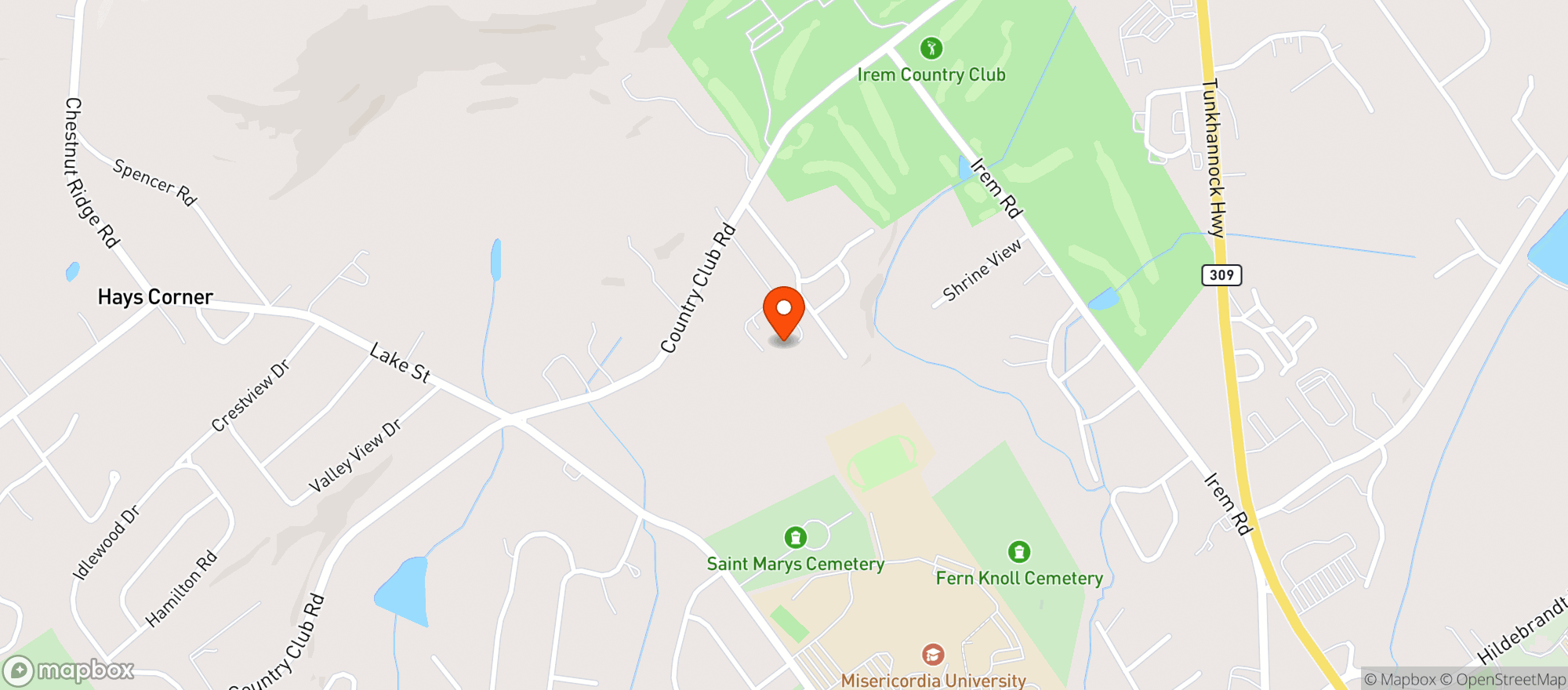 Map showing Heaven Health