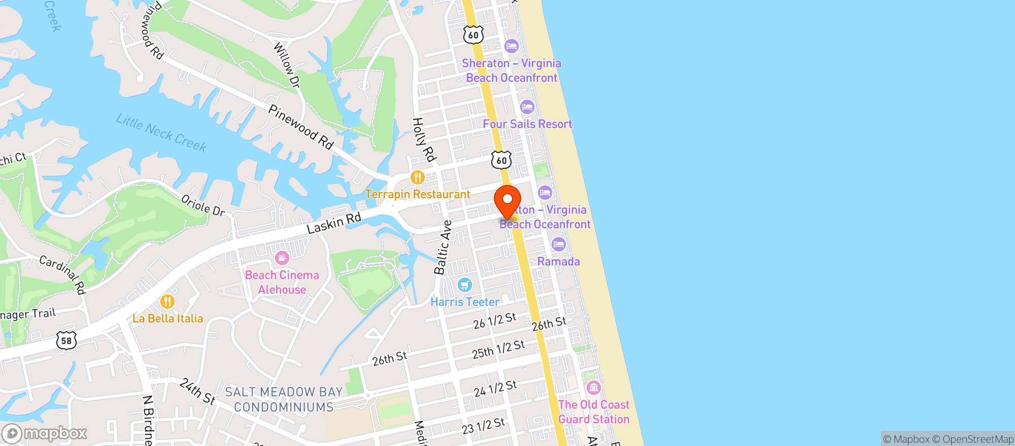 Map showing Murphys Irish Pub