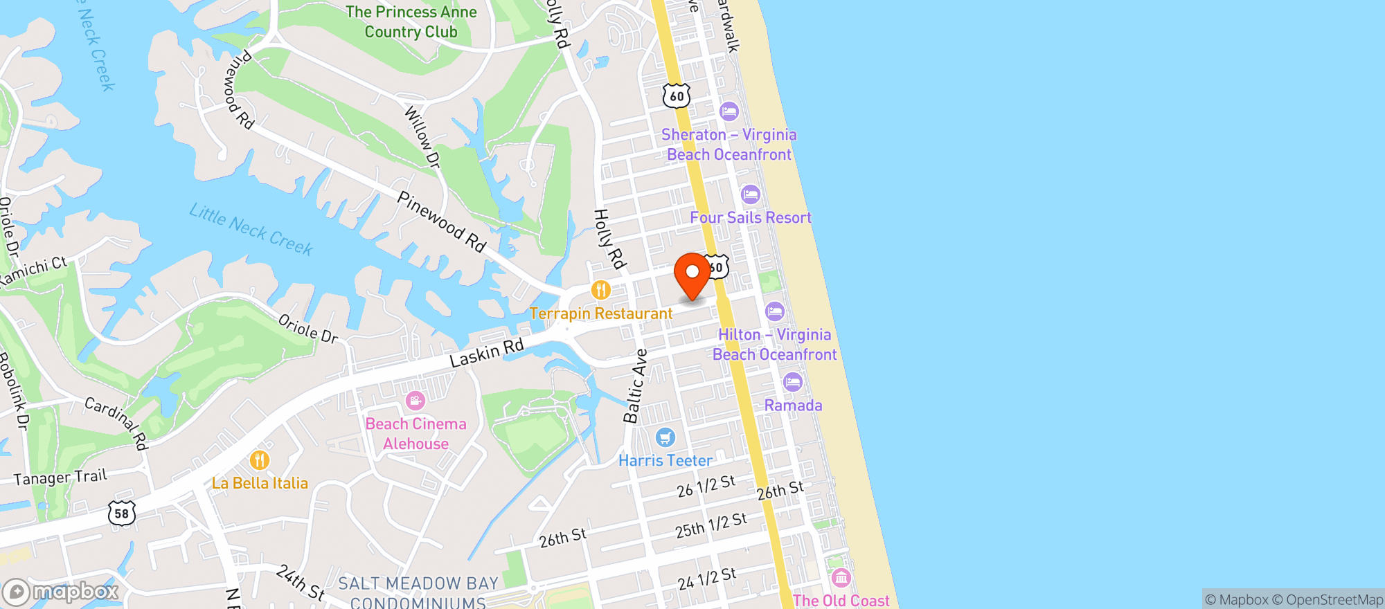 Map showing Cvs Pharmacy