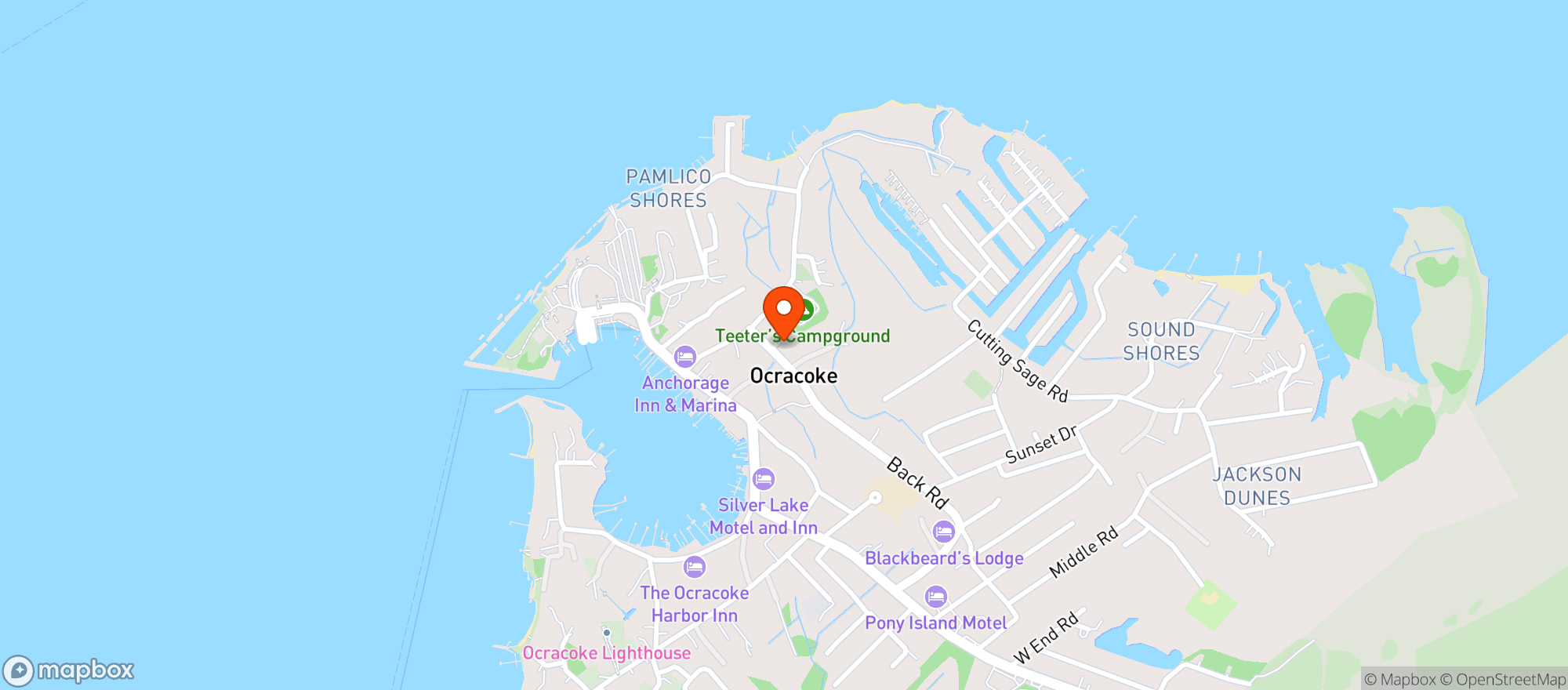 Map showing Zillies Island Party