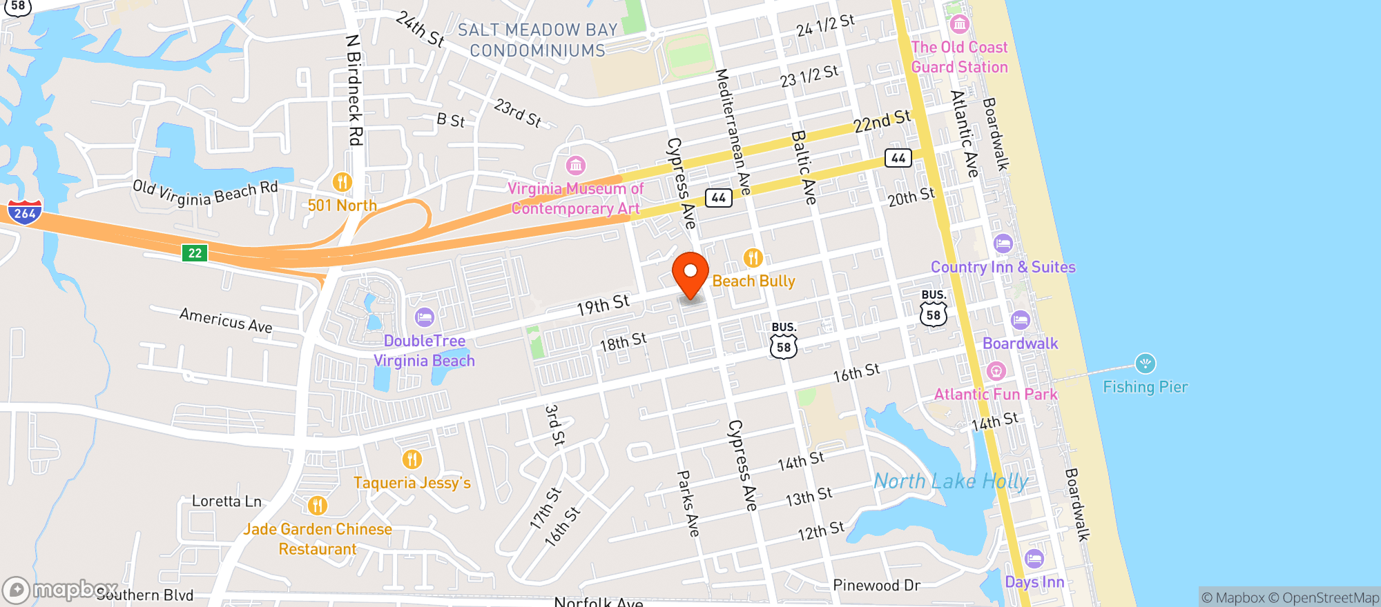 Map showing Stockpot The