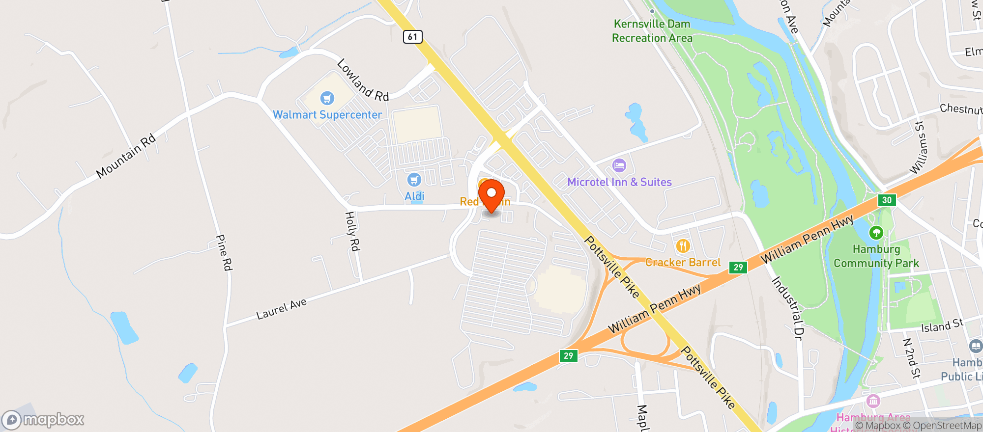 Map showing Cigars International Mega Store