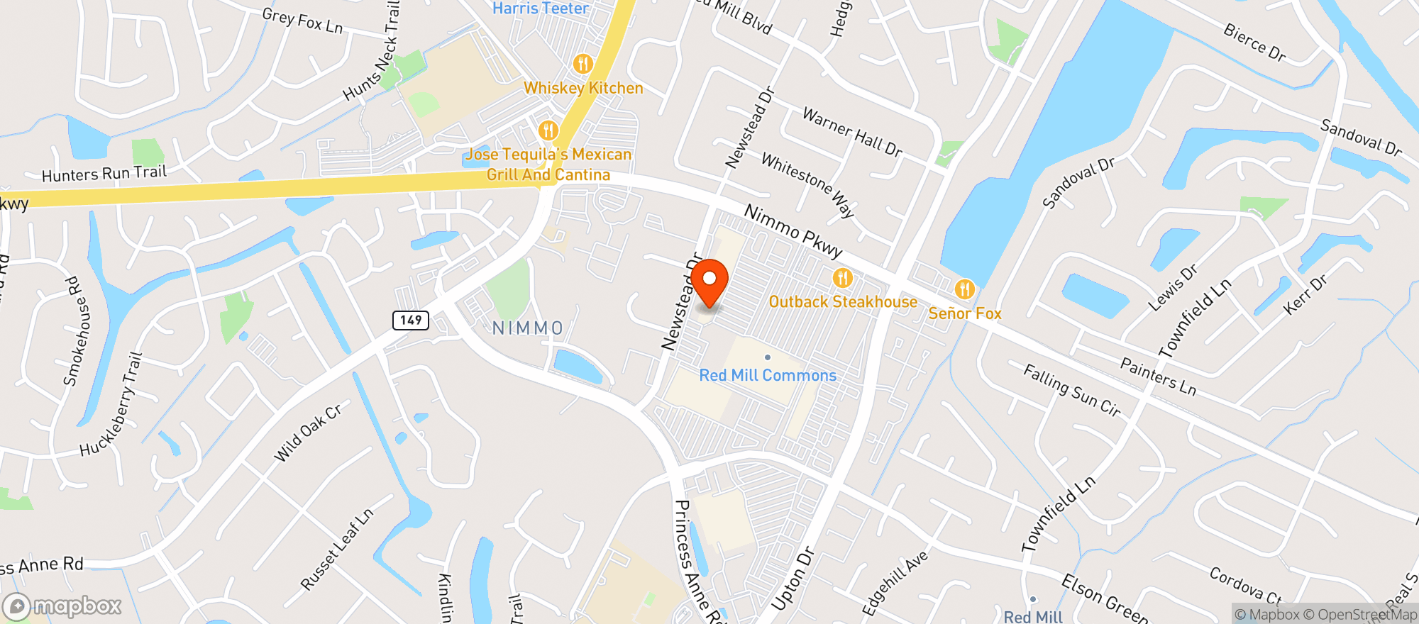 Map showing Gnc