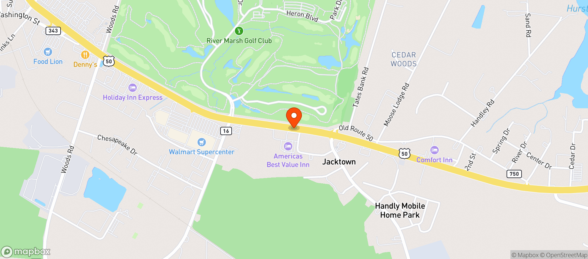 Map showing Best Wine & Spirits