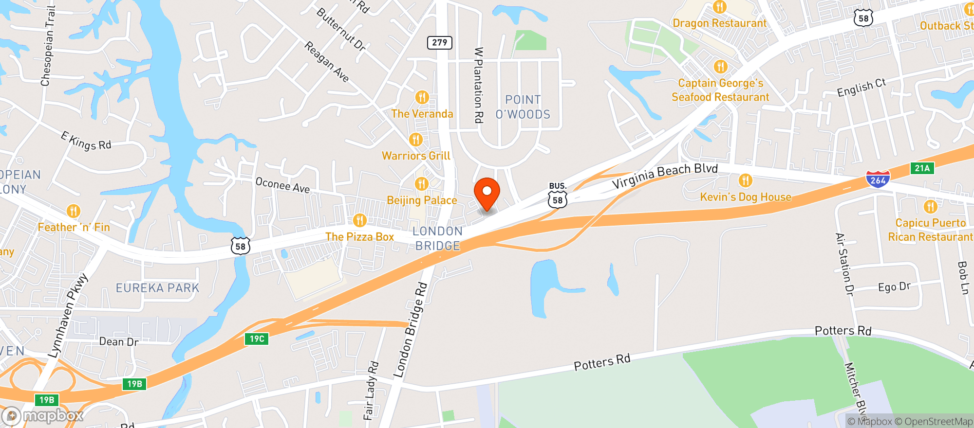 Map showing Union Alehouse