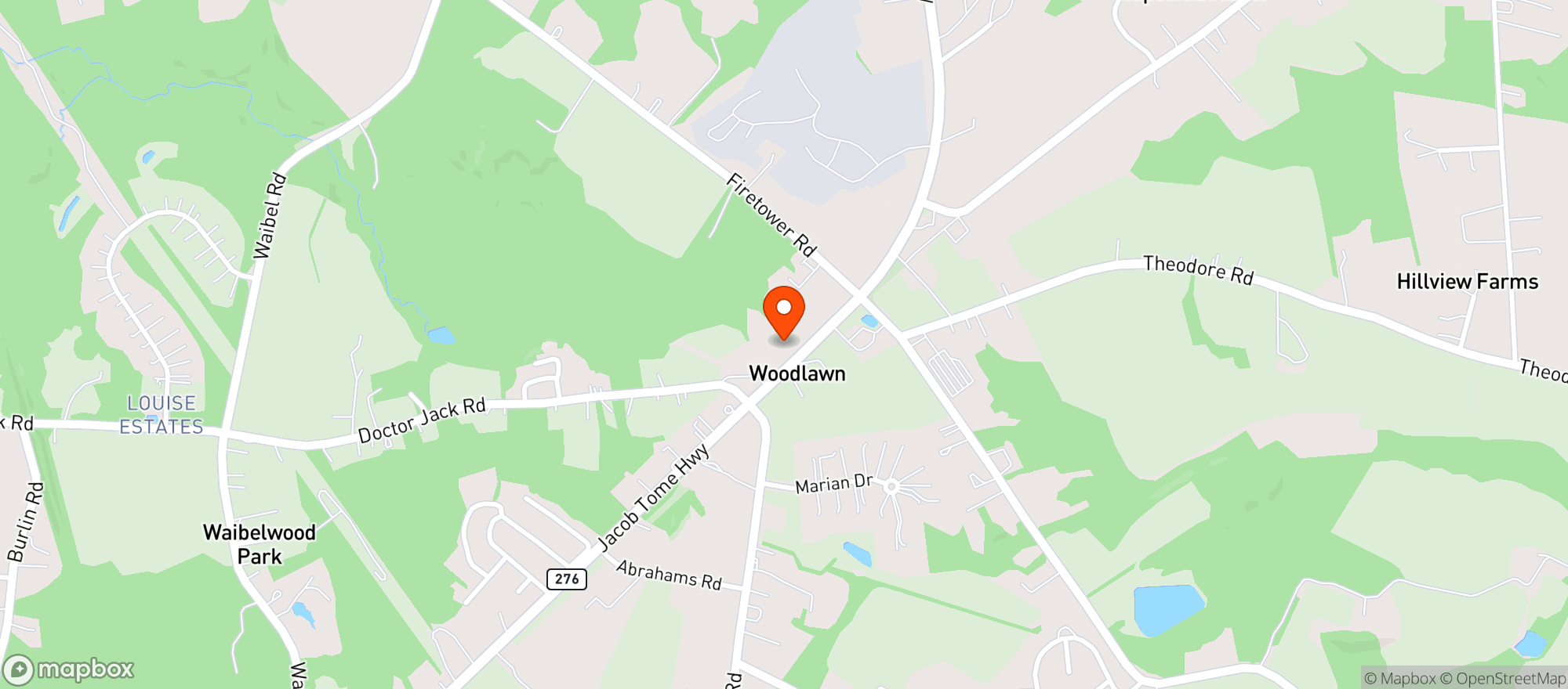 Map showing Ricks Beer Wine & Spirits