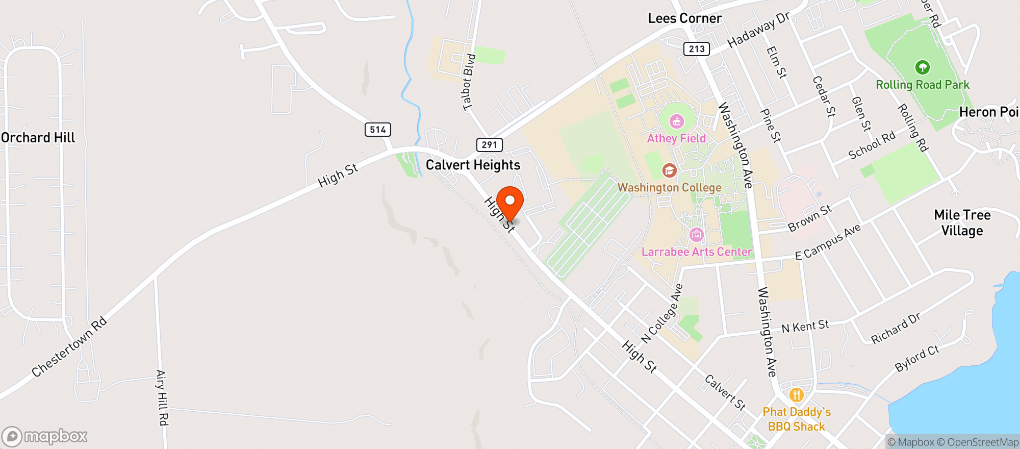 Map showing Lewes Market