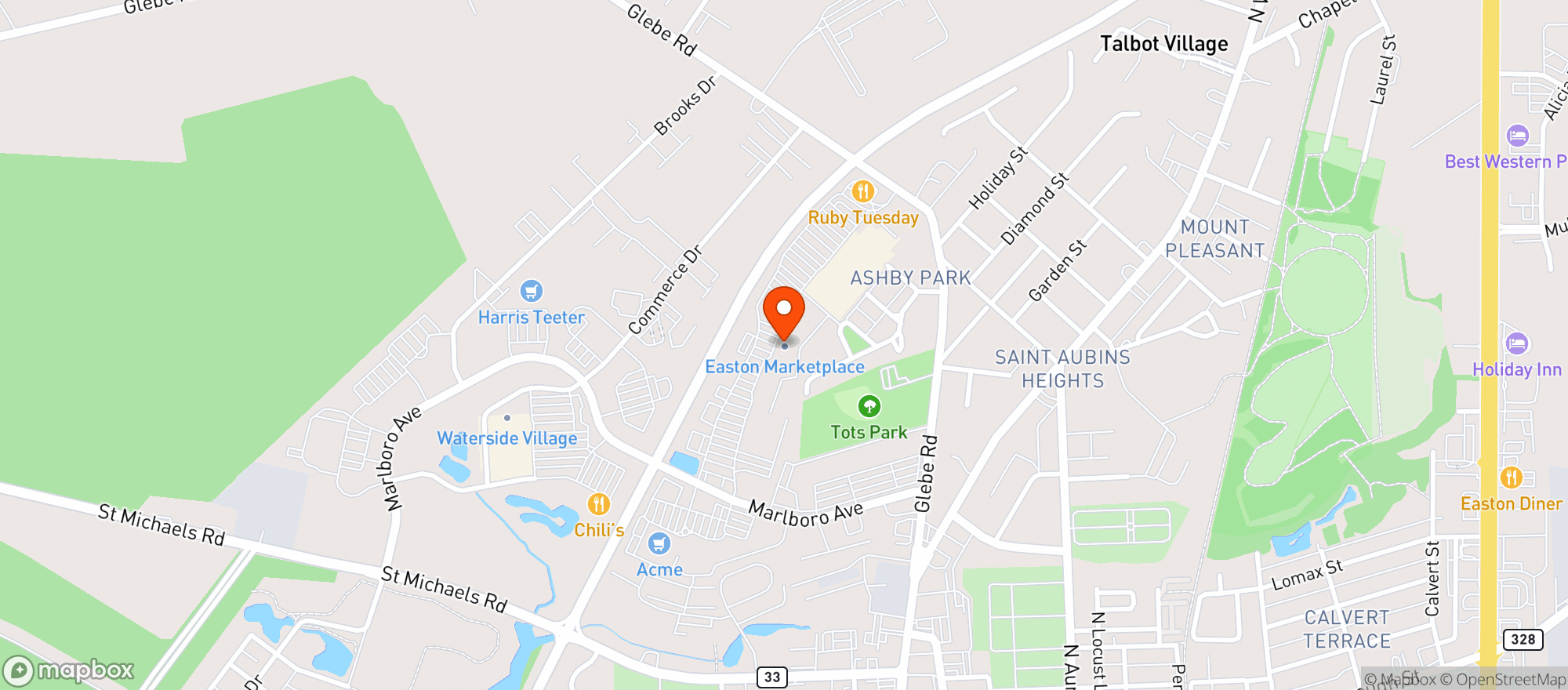 Map showing Hair O' The Dog Wine & Spirits