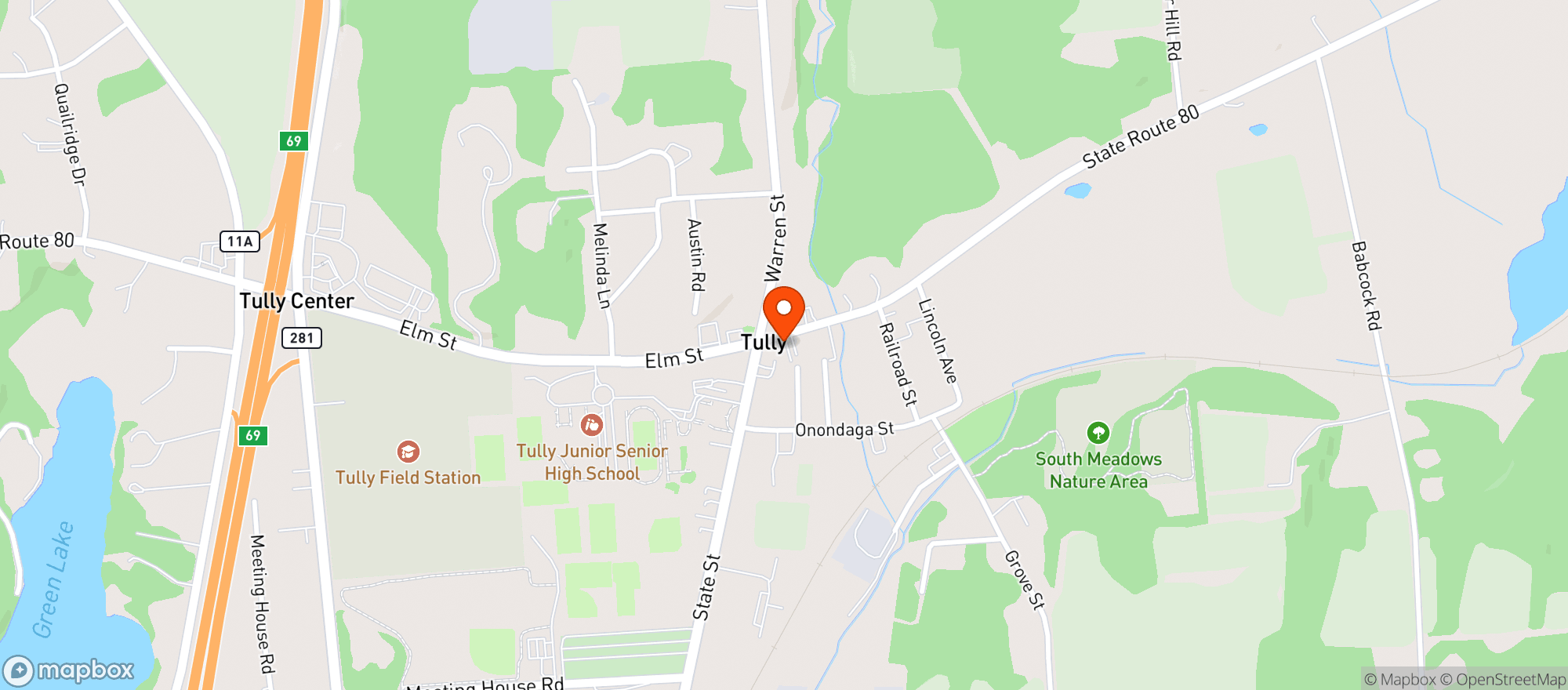 Map showing Fine Wine Tully