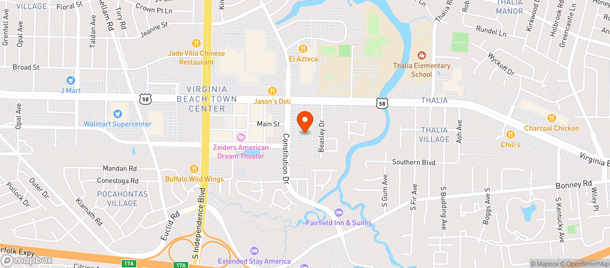 Map showing Trader Joes #823