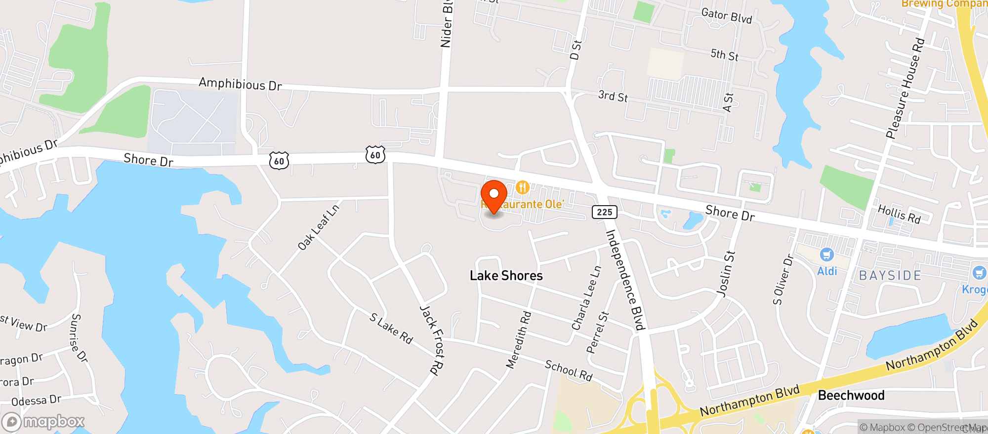 Map showing Food Lion #487