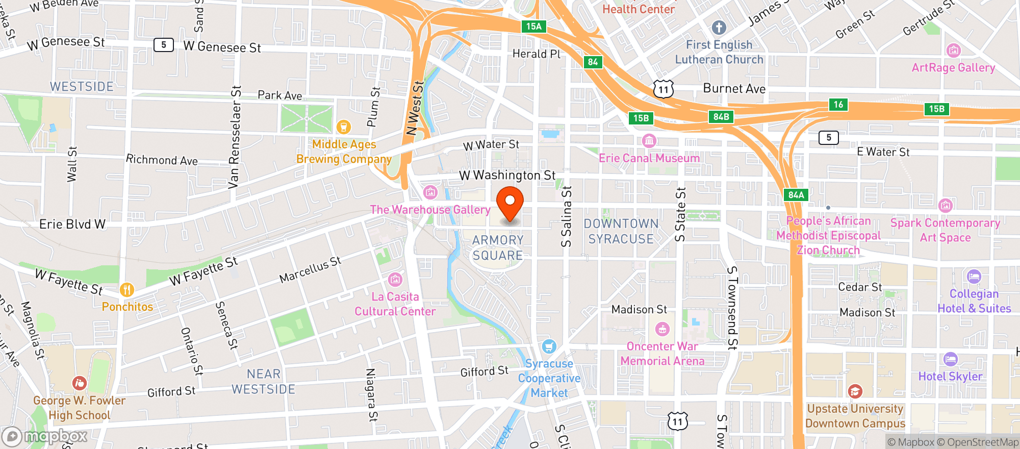 Map showing Whiskey Coop Syr