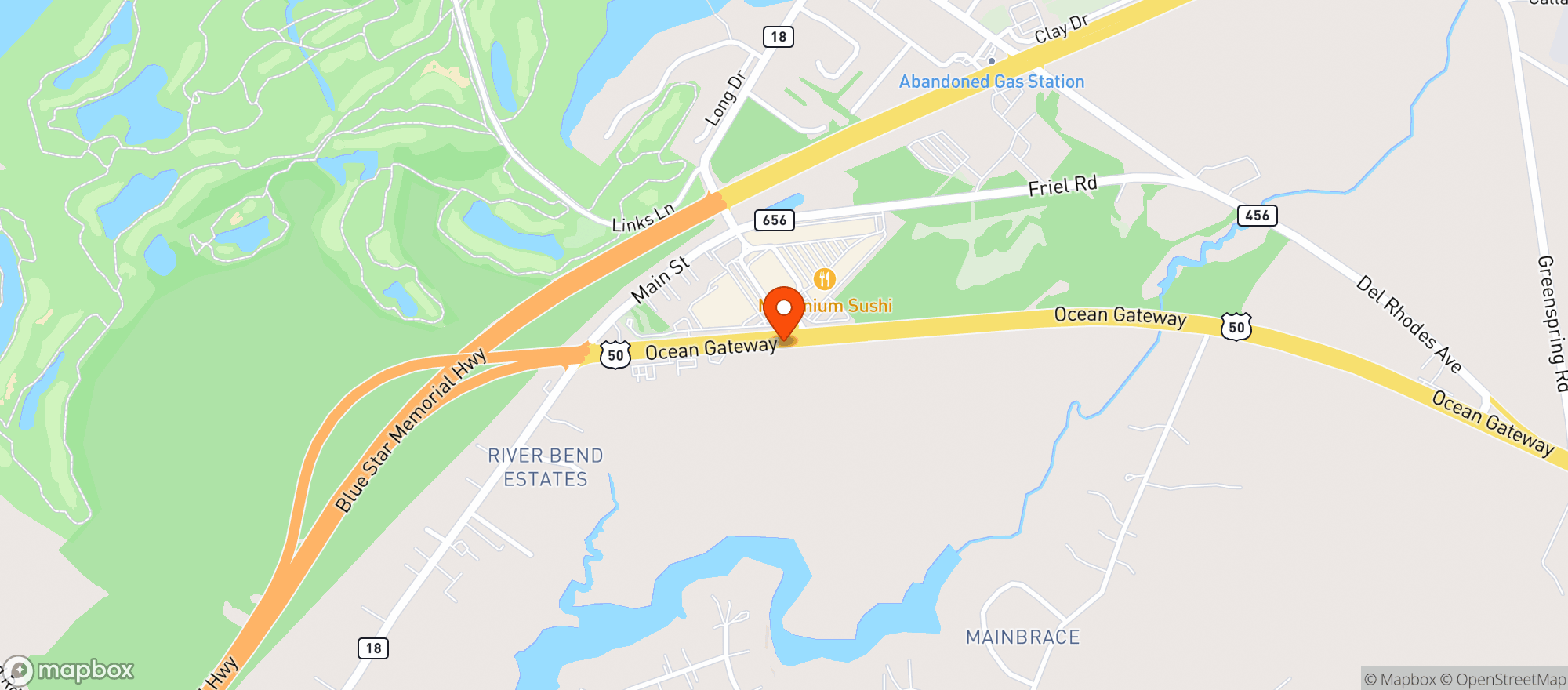 Map showing Citgo