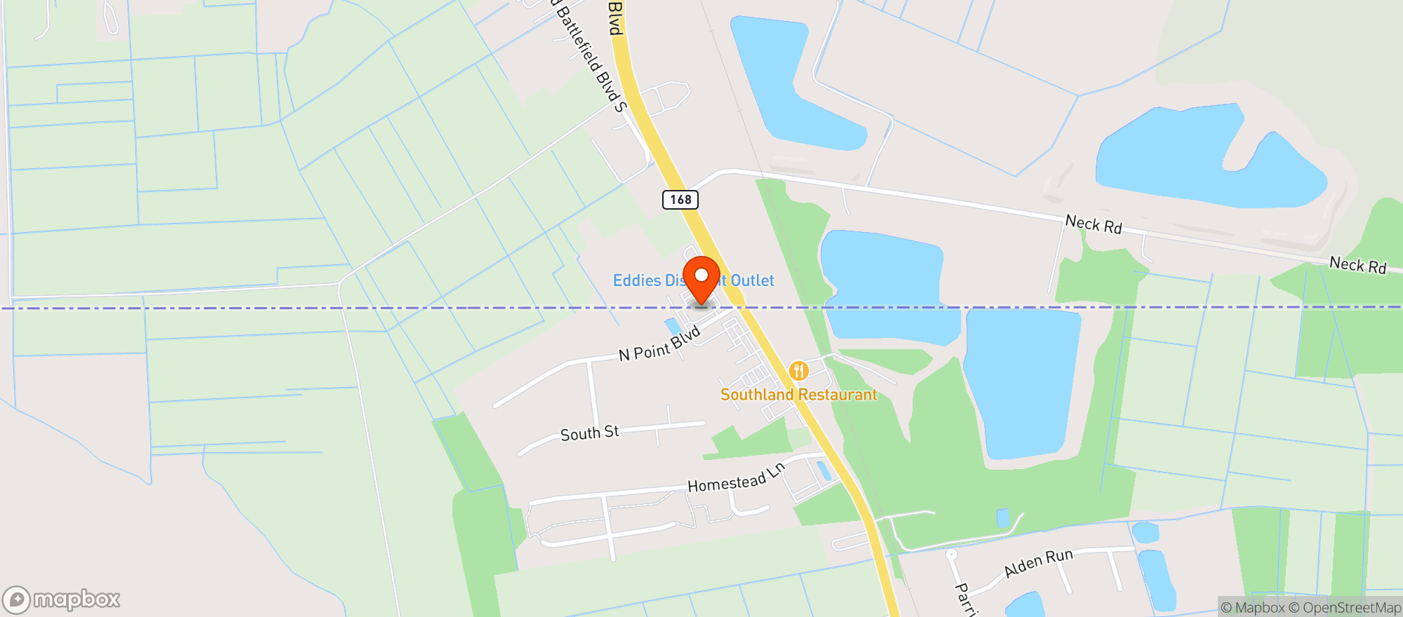 Map showing Border Station