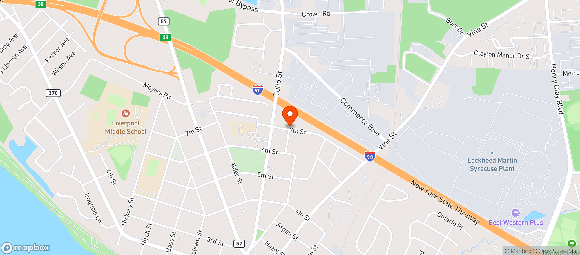 Map showing Blue Moon Apothecary & Wellness Center