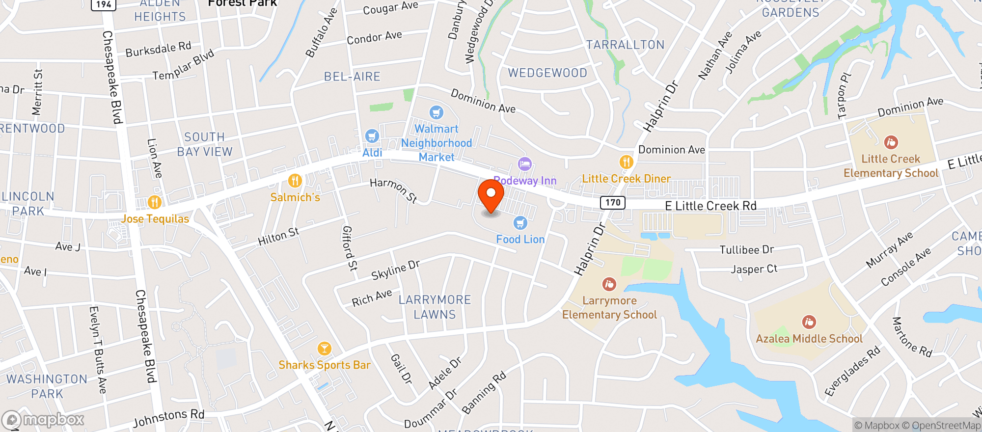 Map showing The Banque