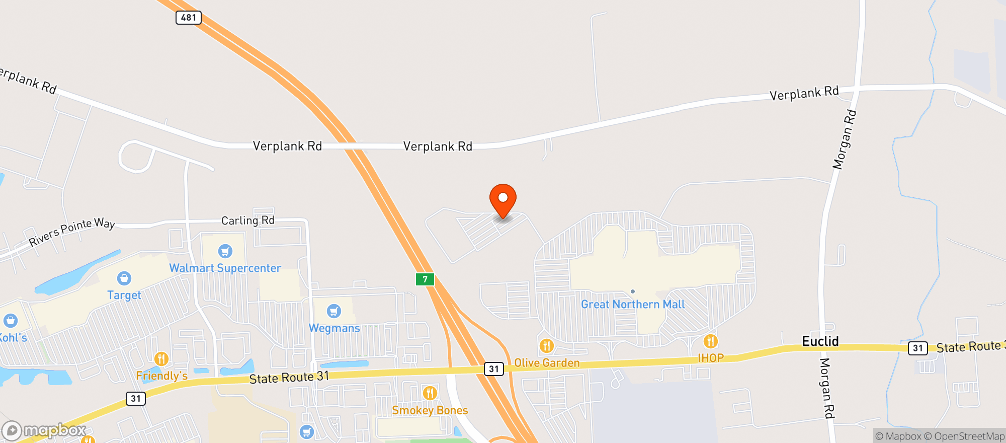 Map showing Bjs Wholesale Club #068