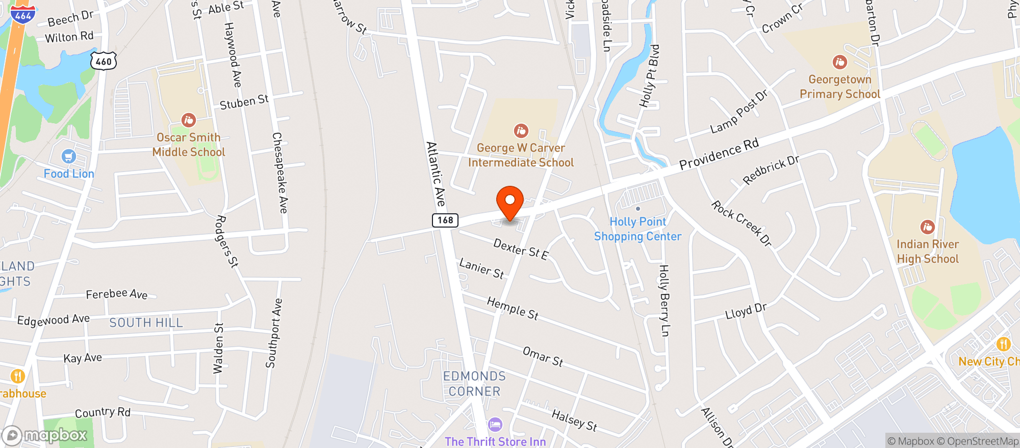Map showing Cvs Pharmacy