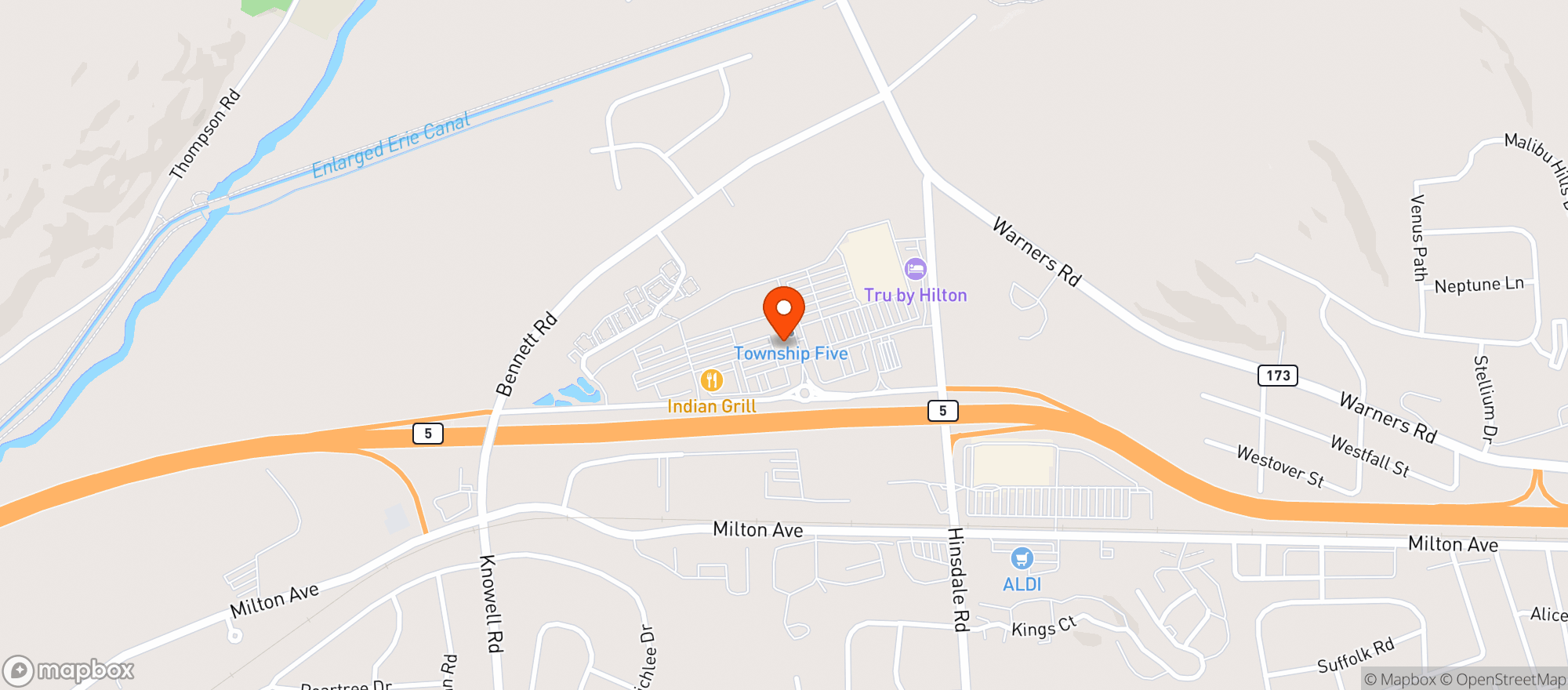 Map showing BRANCHING OUT BOTTLE SHOP