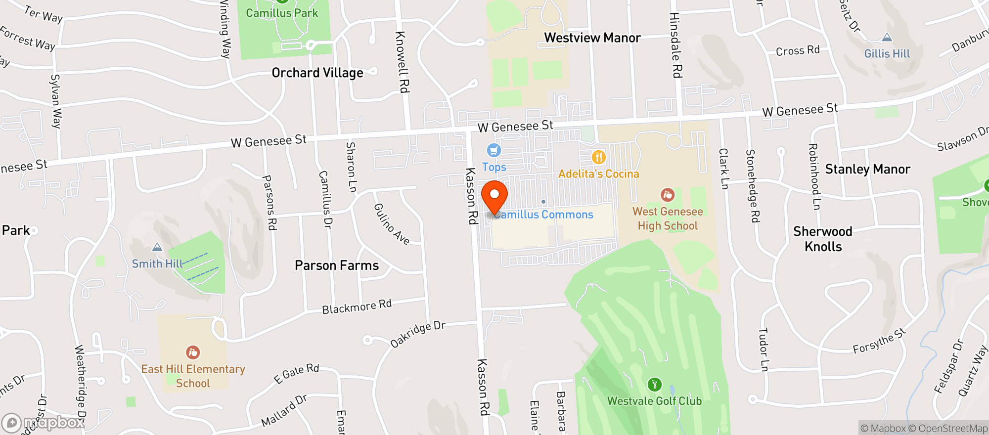 Map showing Walmart Supercenter #2581