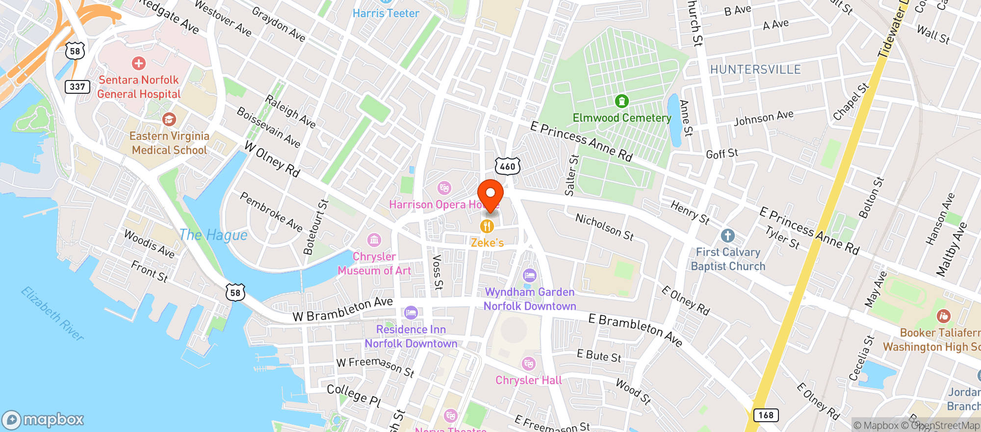 Map showing Sanctuary