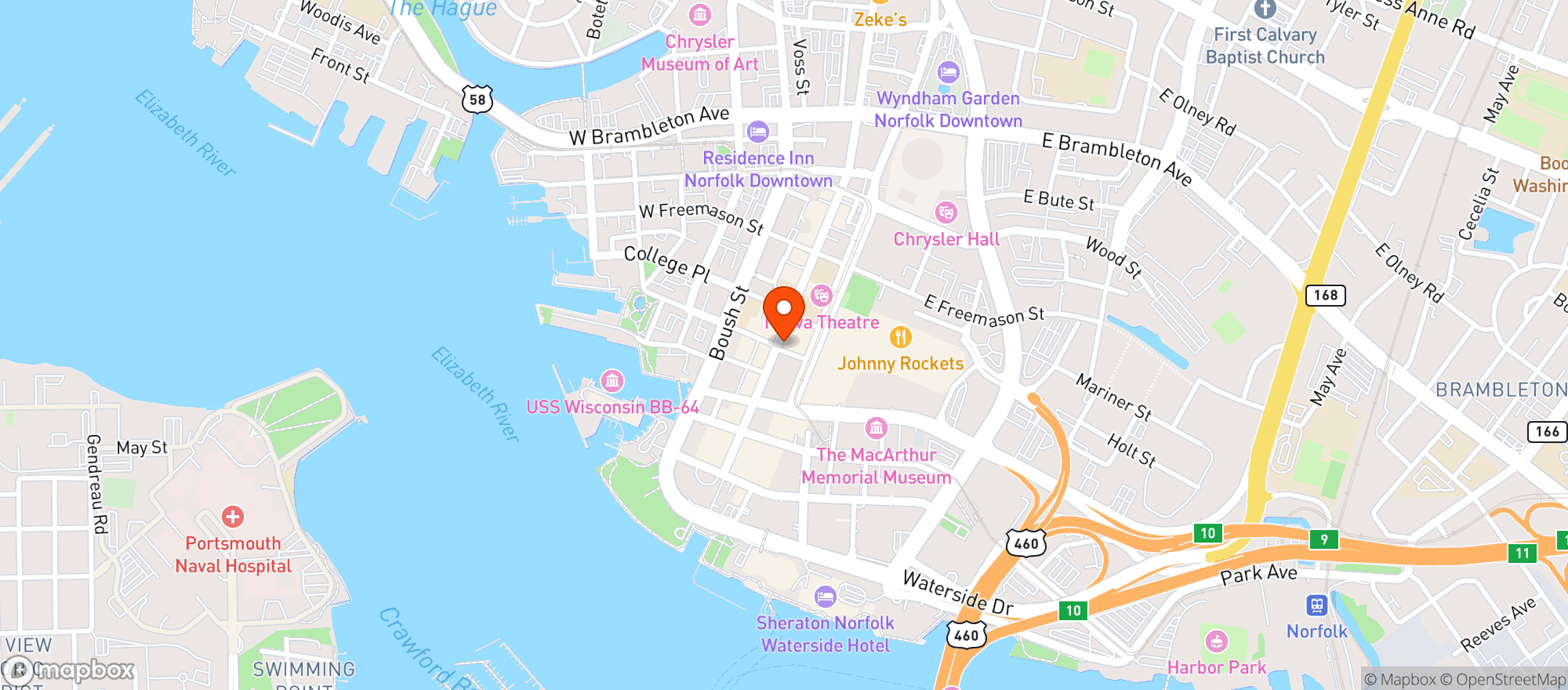 Map showing Tap It Local #2