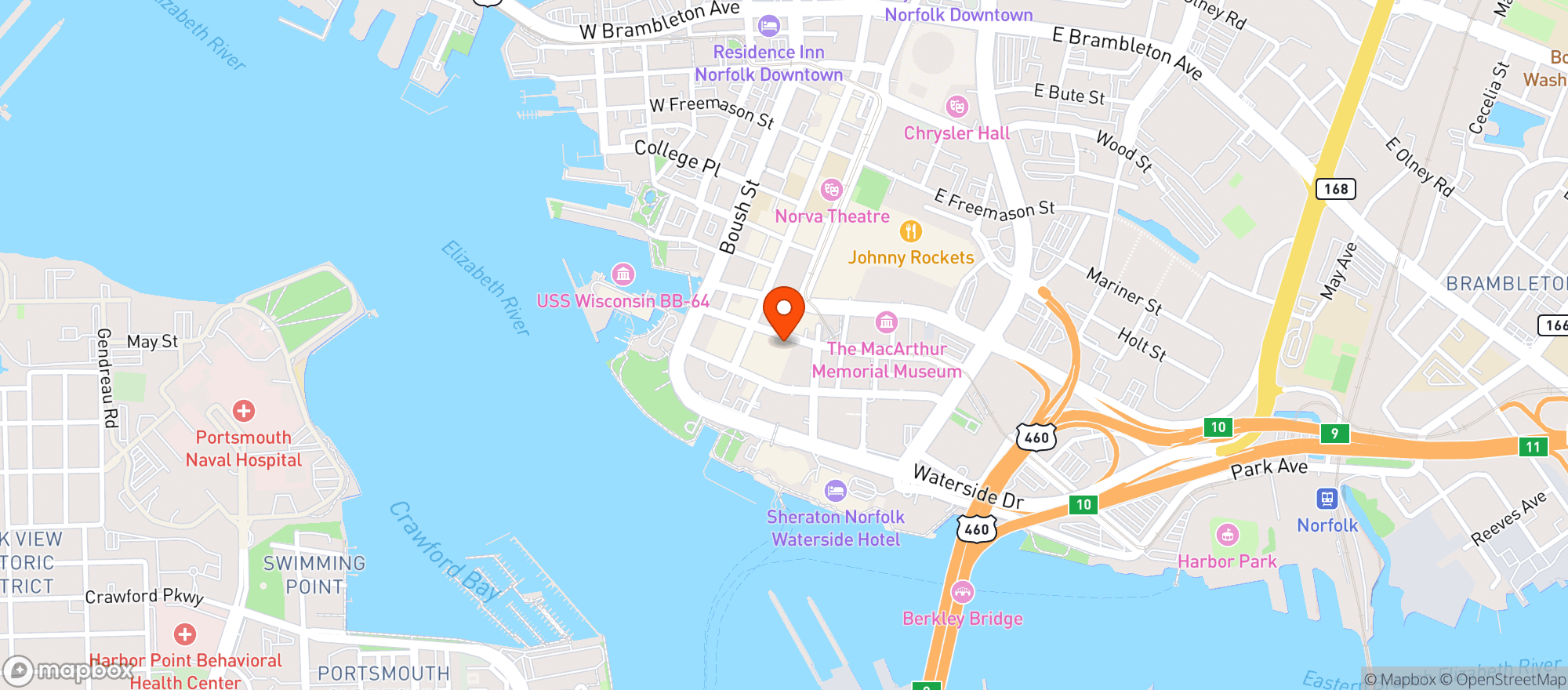 Map showing Stockpot