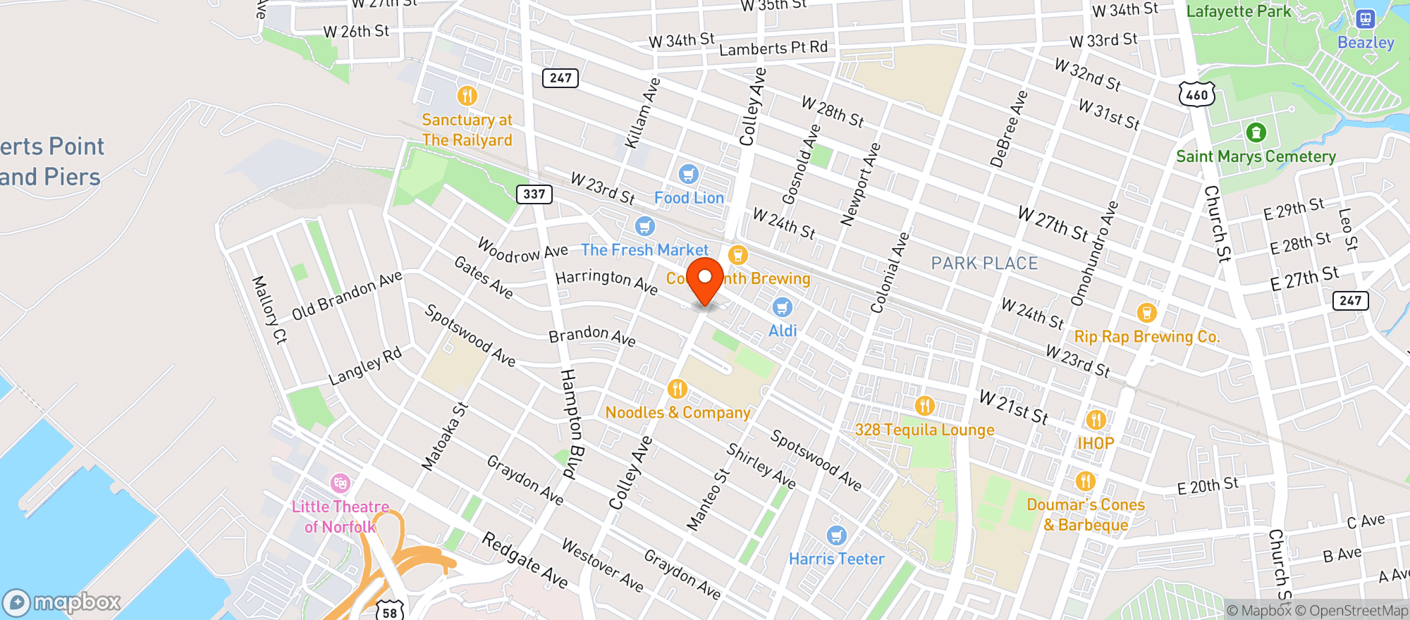 Map showing Luna Maya