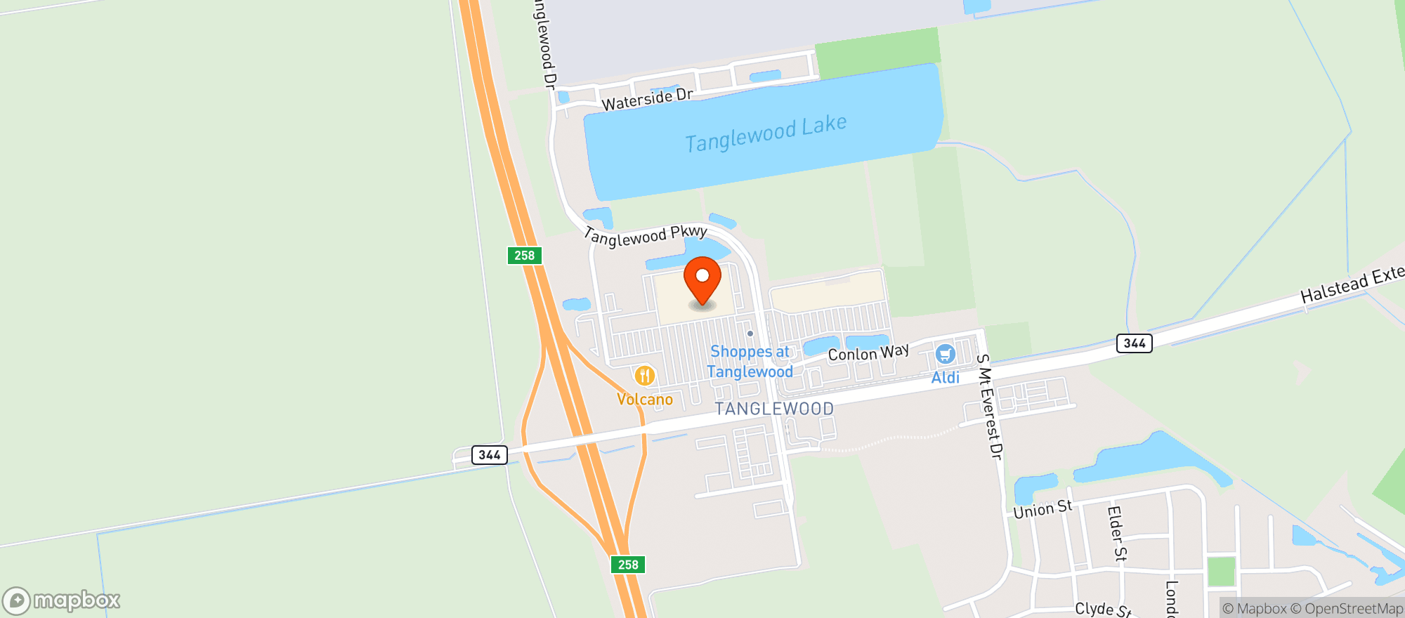 Map showing Walmart Supercenter