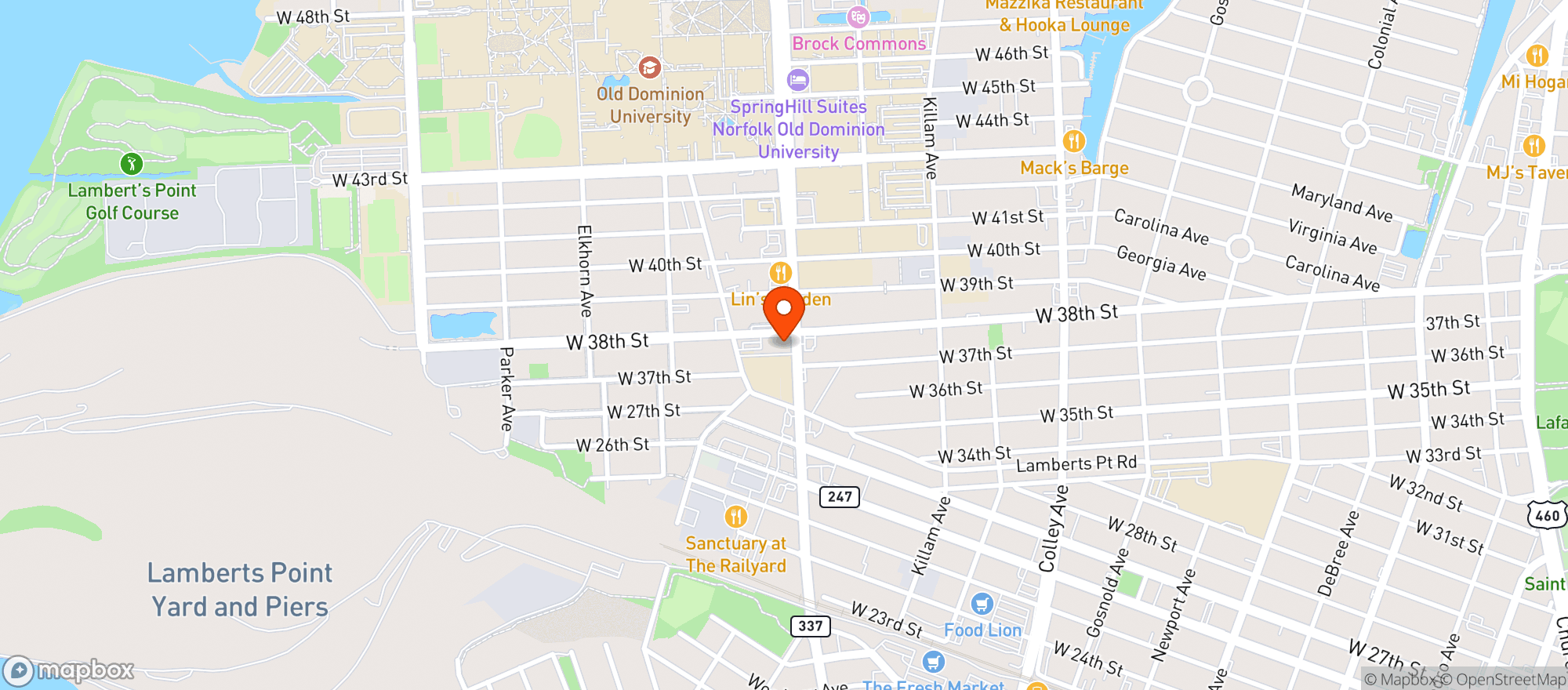 Map showing Cvs Pharmacy #10021