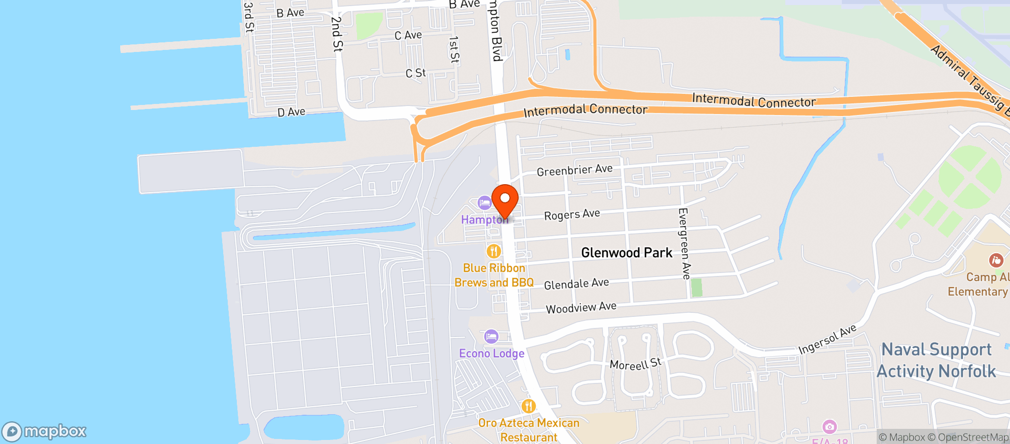 Map showing Food Lion
