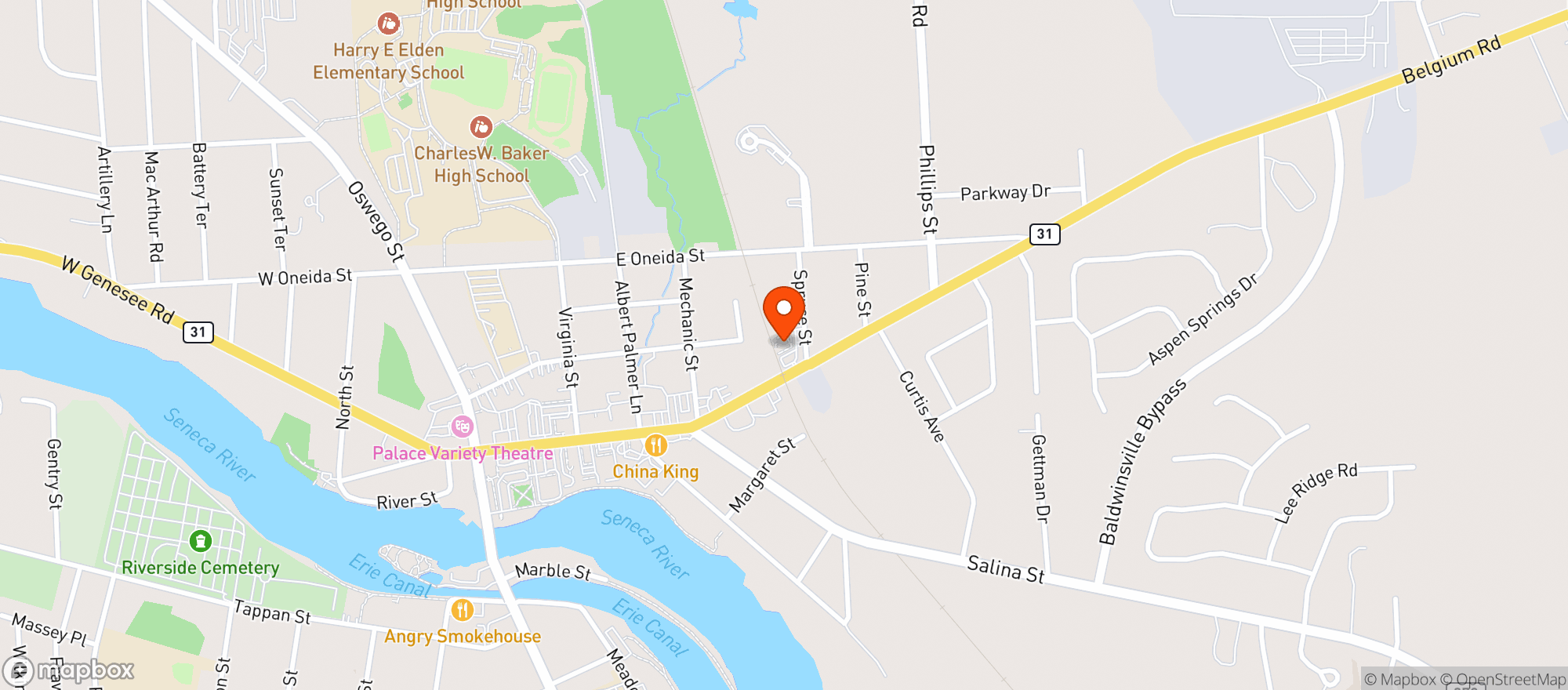 Map showing BYRNE DAIRY #79