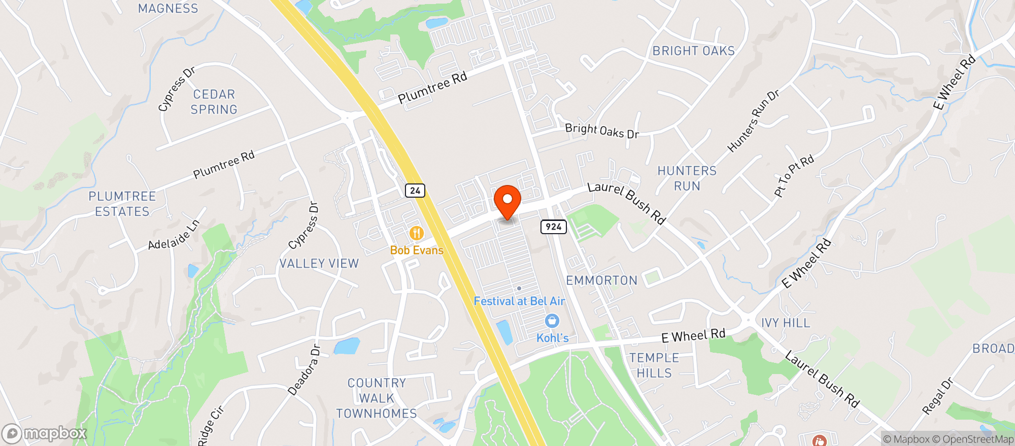 Map showing SHOPRITE