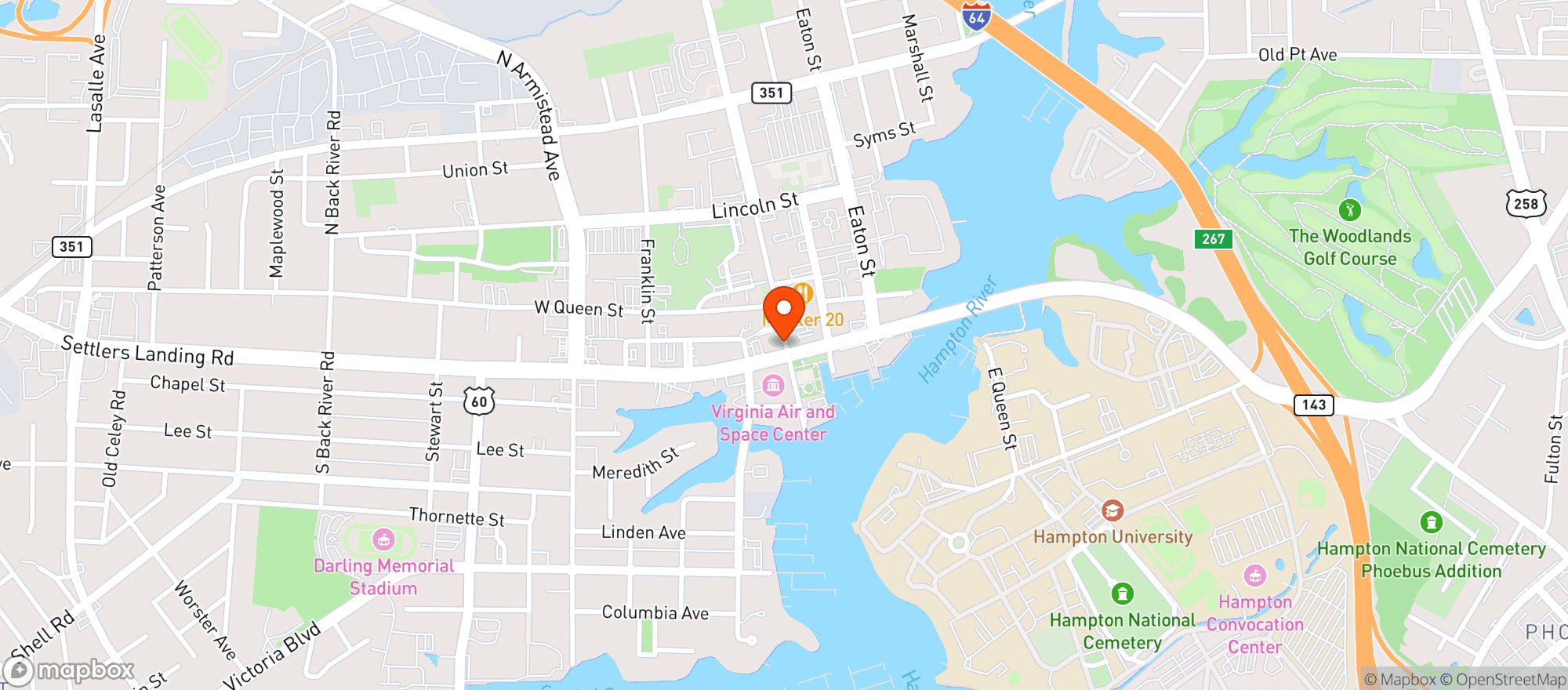 Map showing Ceremony