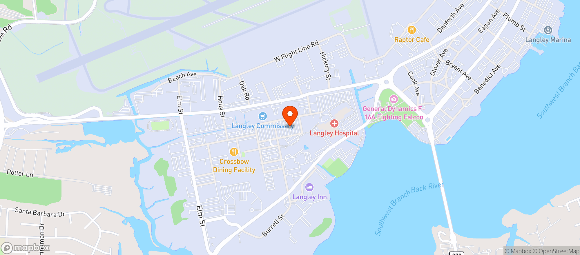 Map showing Gnc