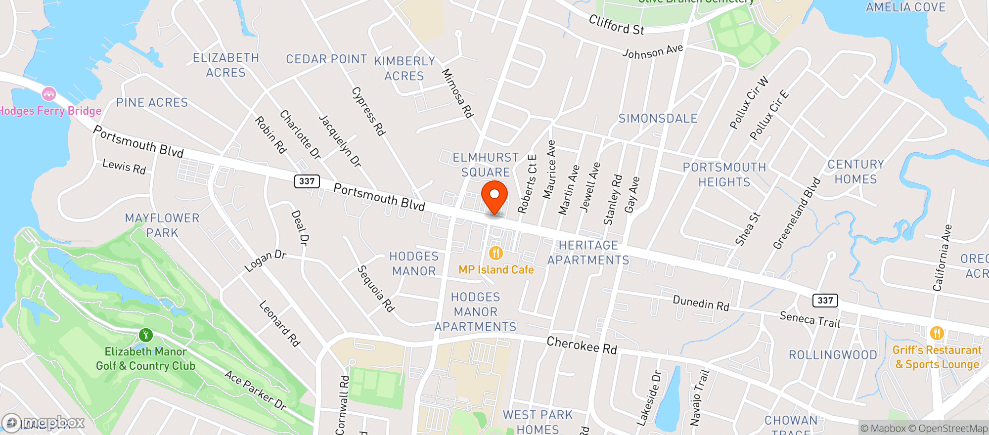 Map showing Food Lion