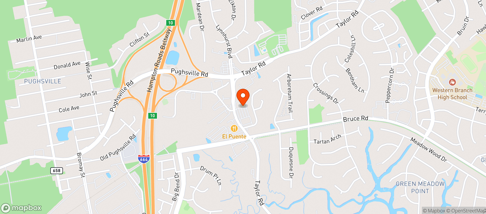Map showing Food Lion #622