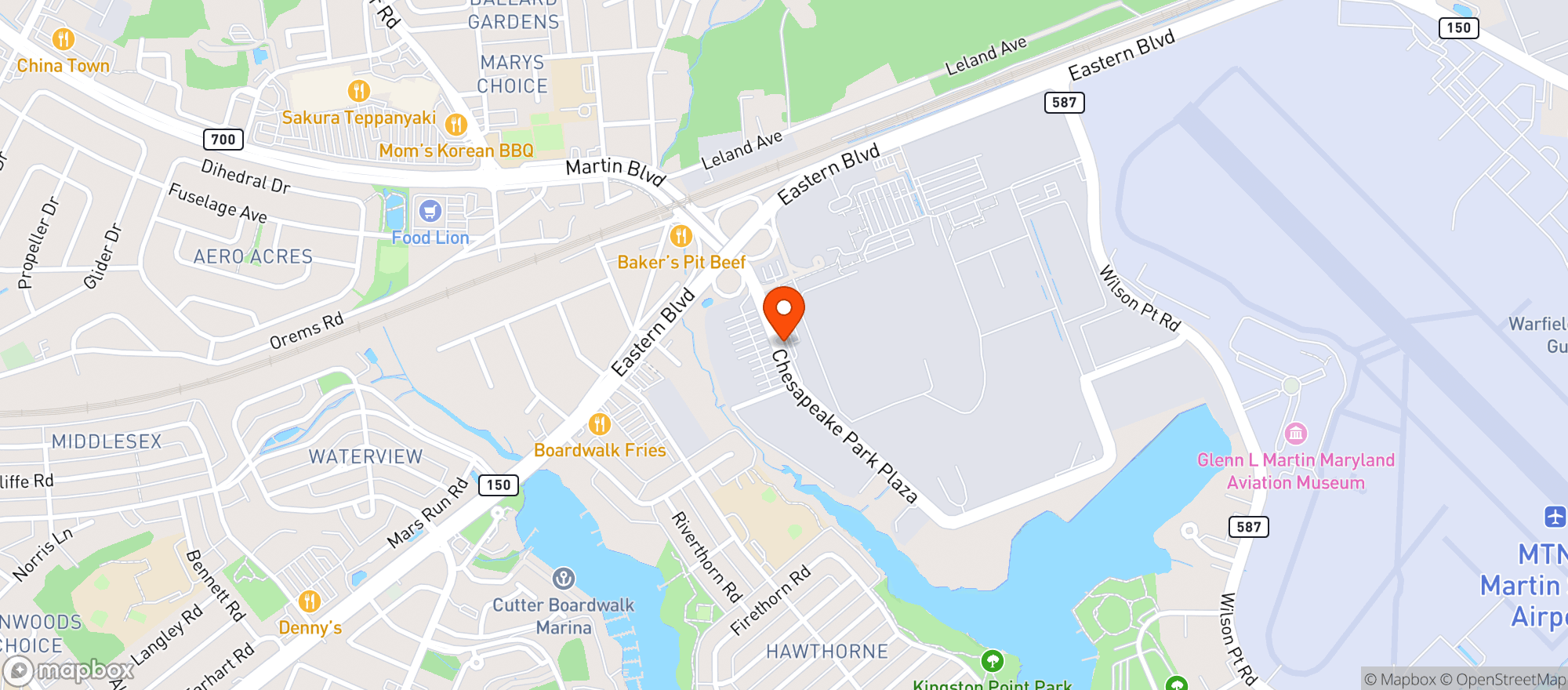 Map showing Gnc