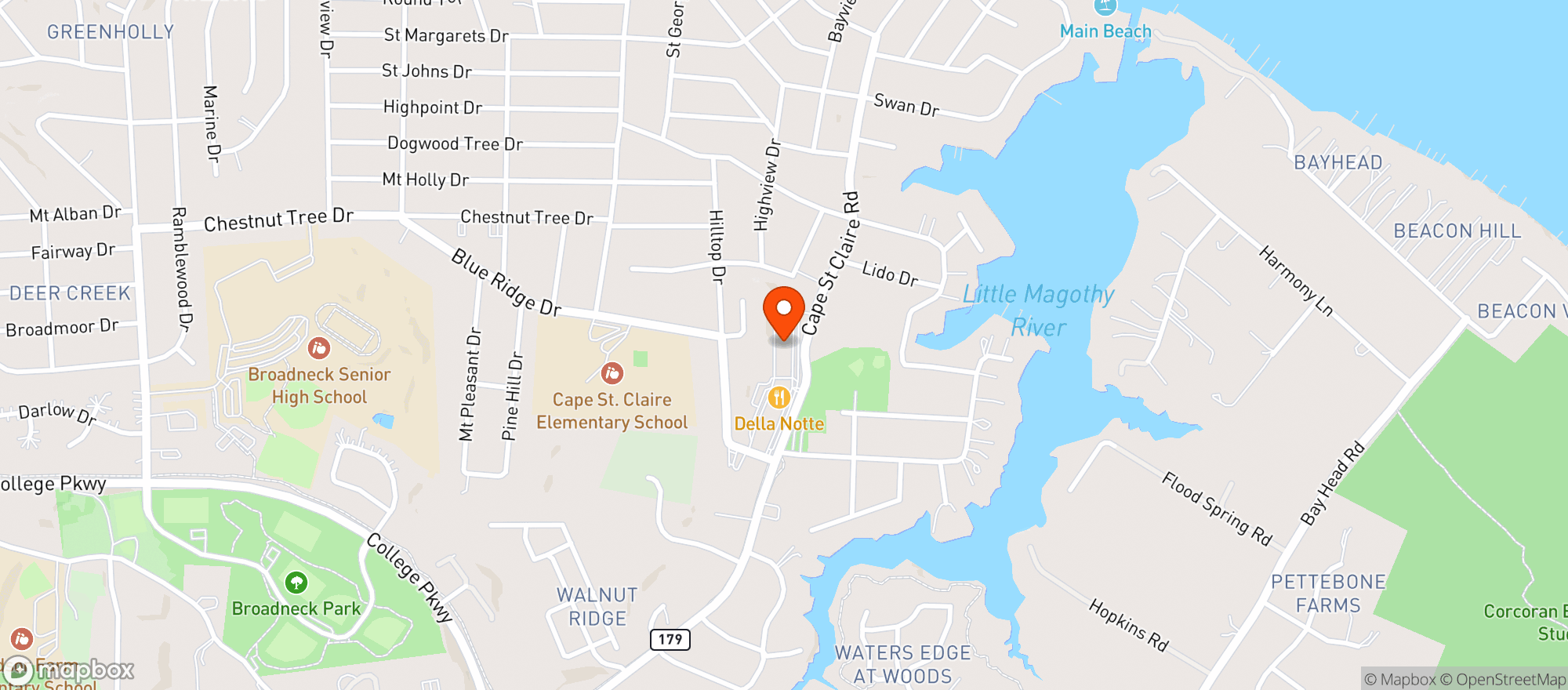 Map showing Cape Hair Scene & Barber Shop