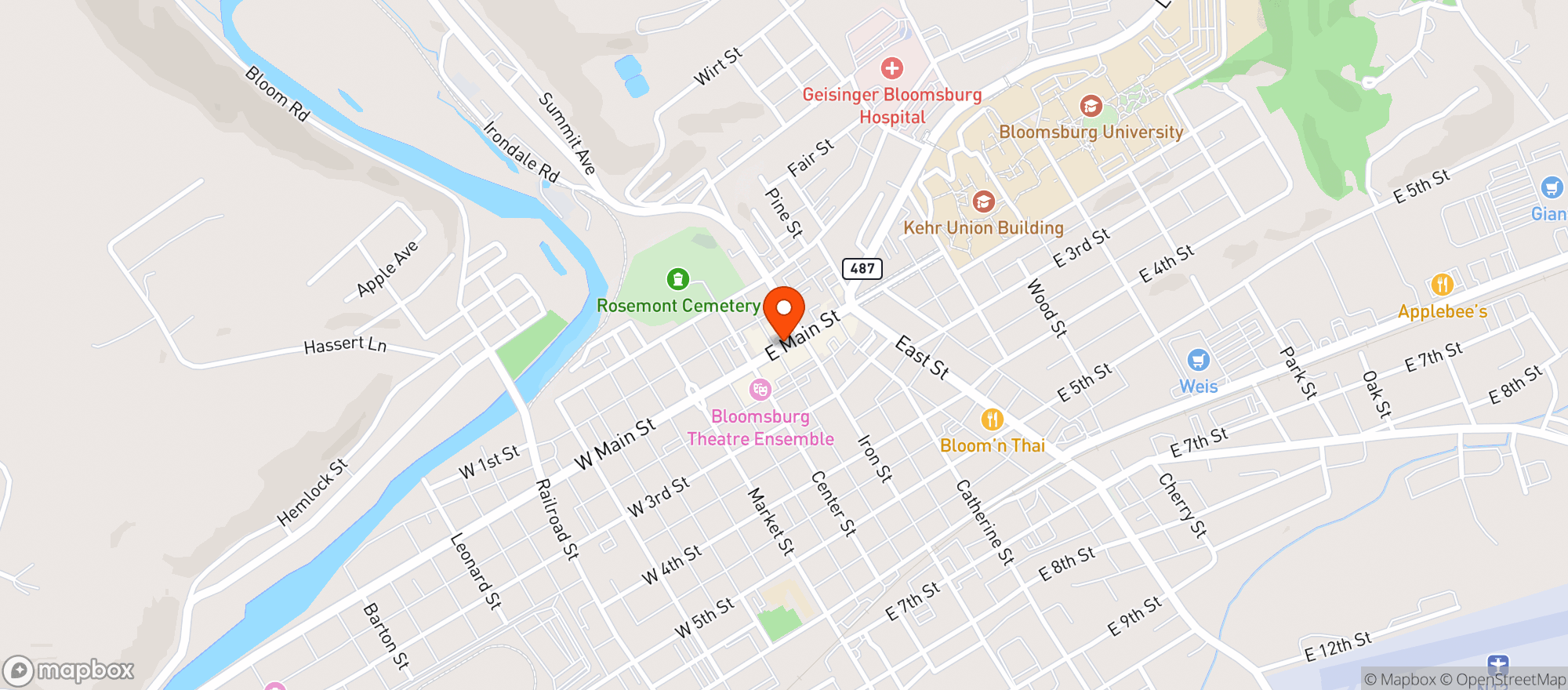 Map showing Capitol Restaurant & Chumley Bar