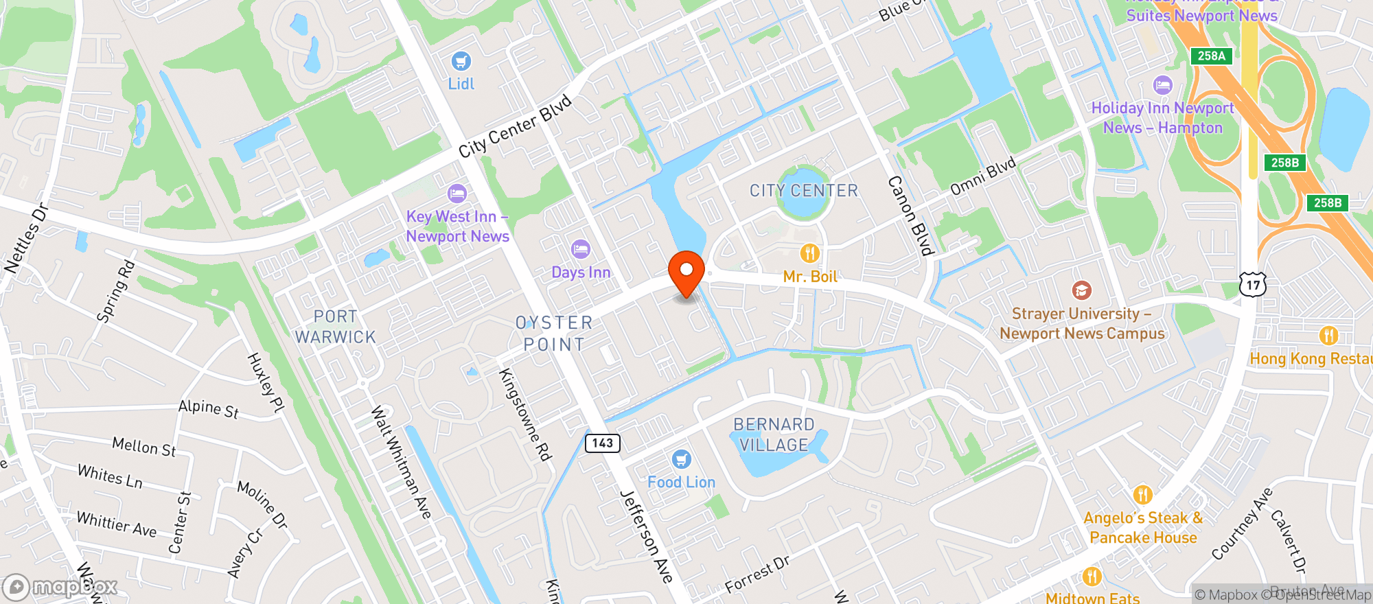 Map showing Traditions Brewing Co
