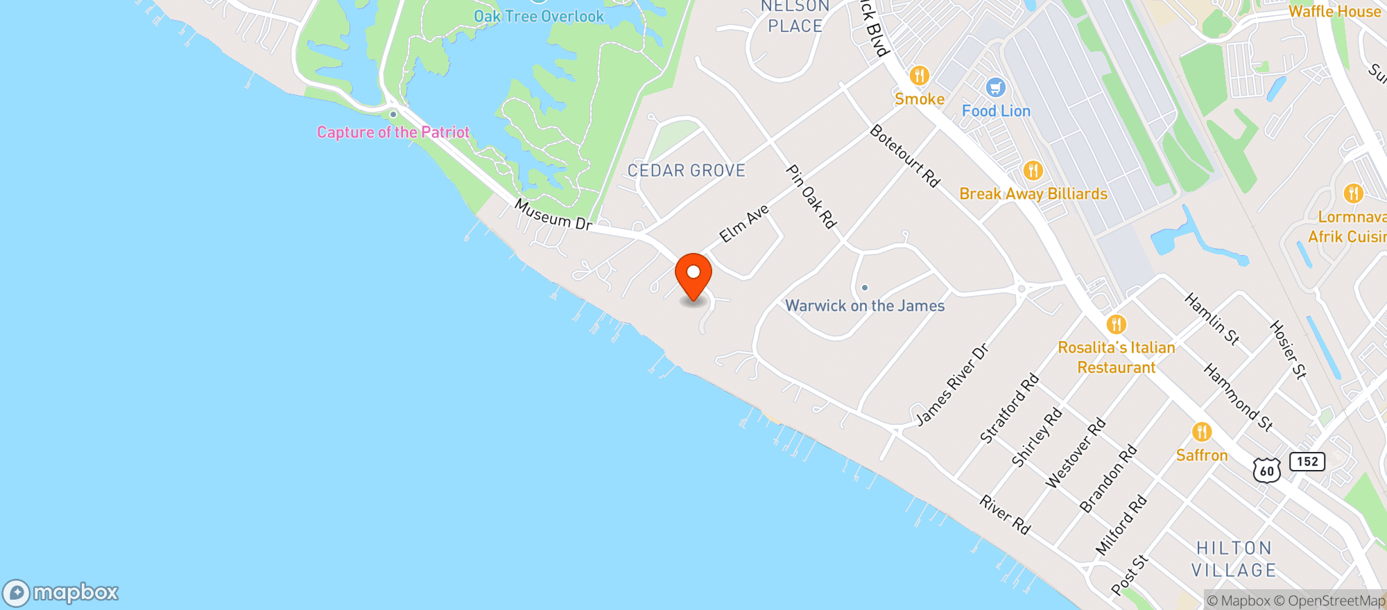 Map showing Gnc