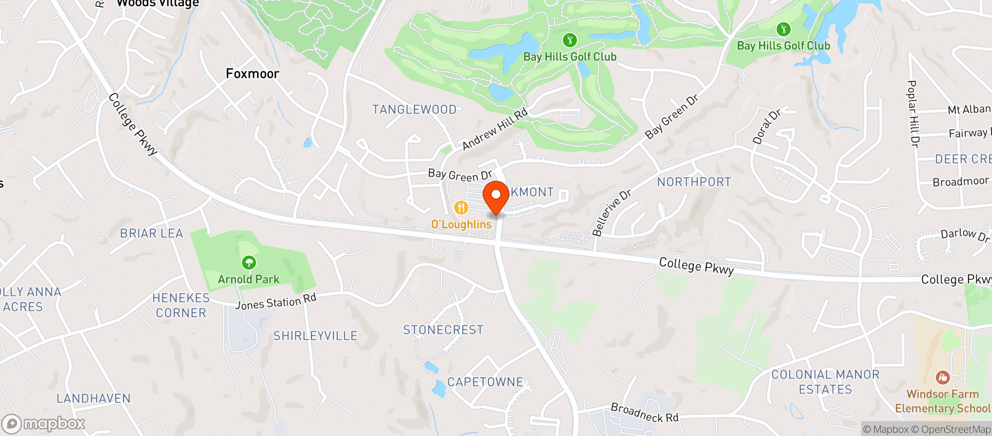 Map showing Porttack Wine&spirit